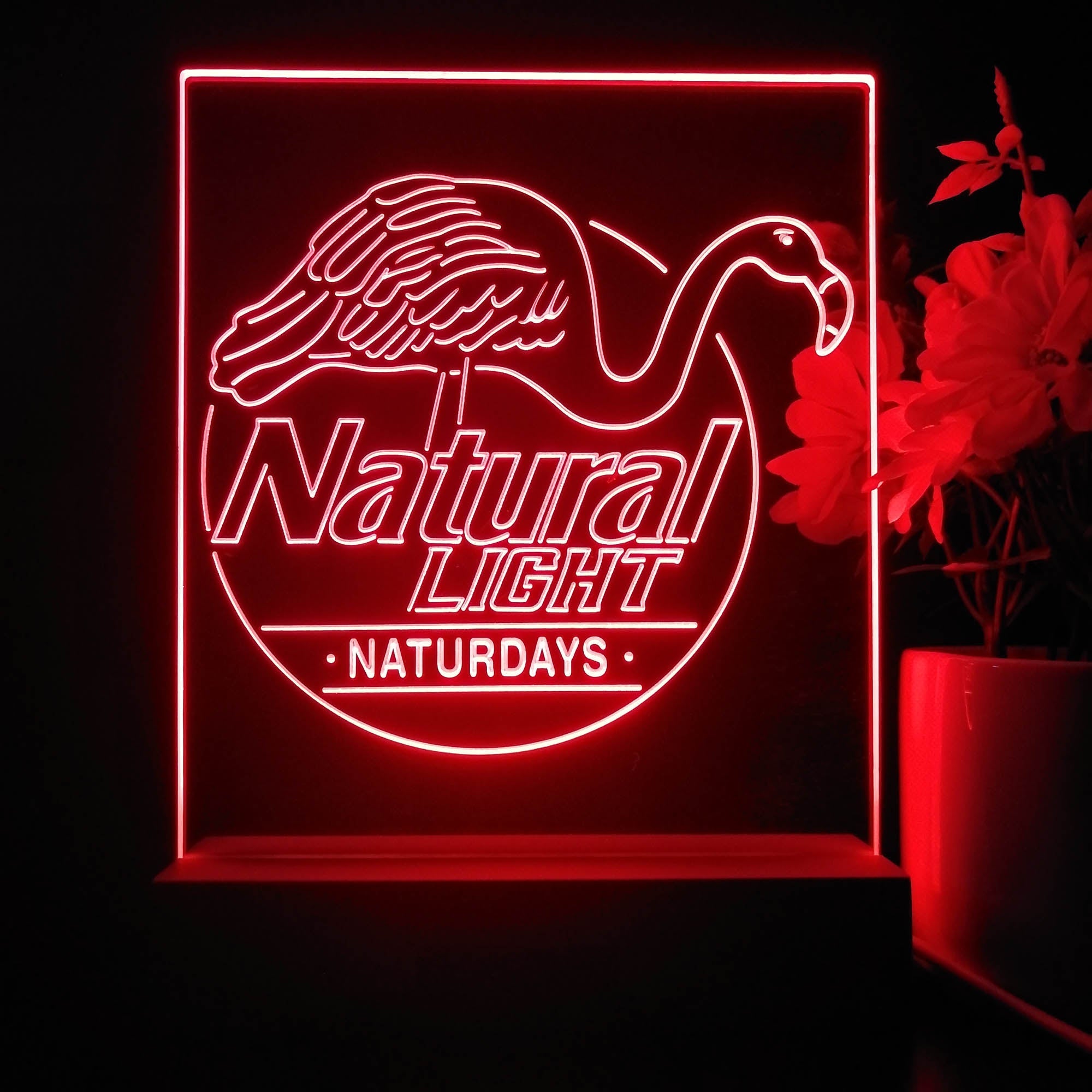 Natural Light Naturdays 3D Illusion Night Light Desk Lamp