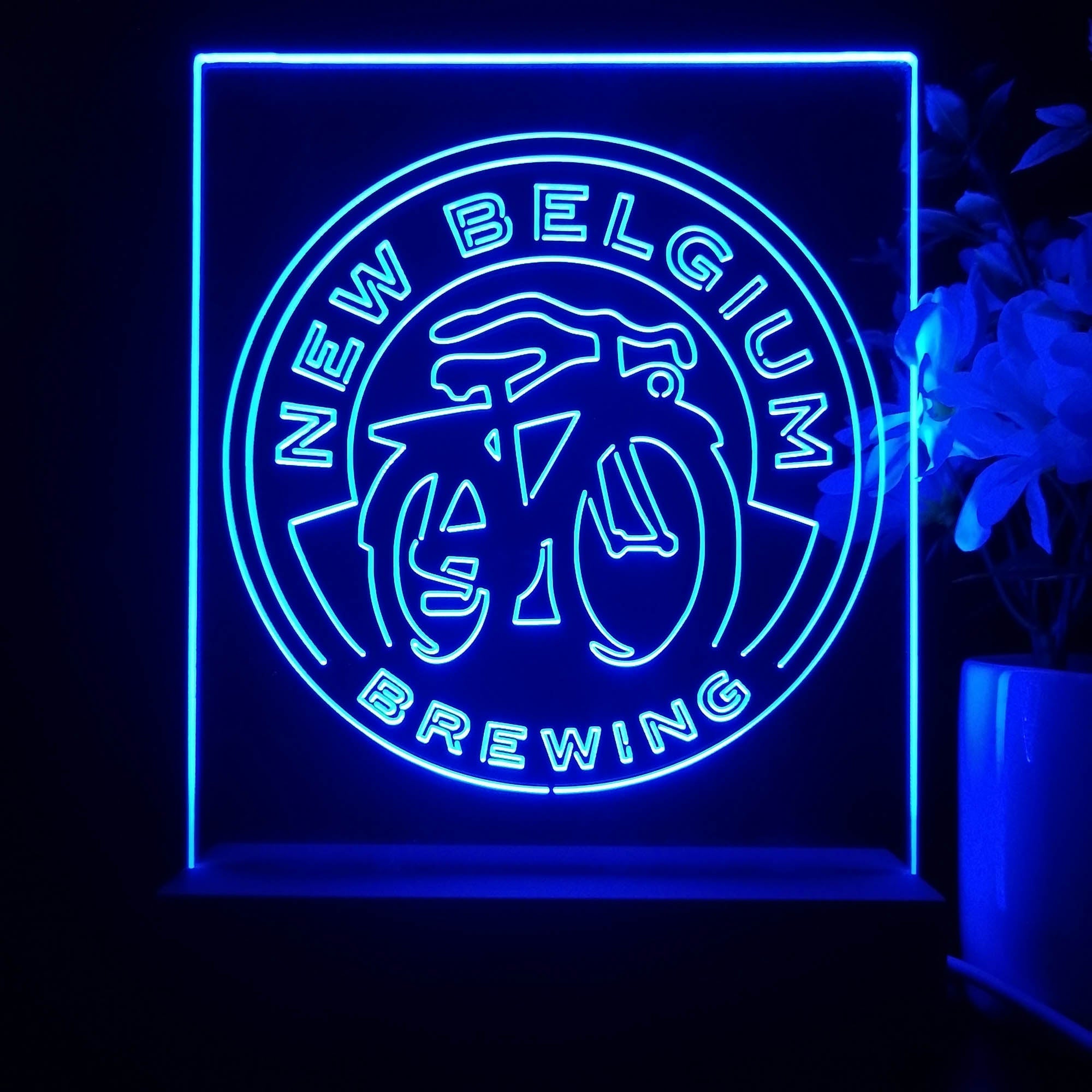 New Belgium Brewing Co. Night Light Neon Pub Bar Lamp