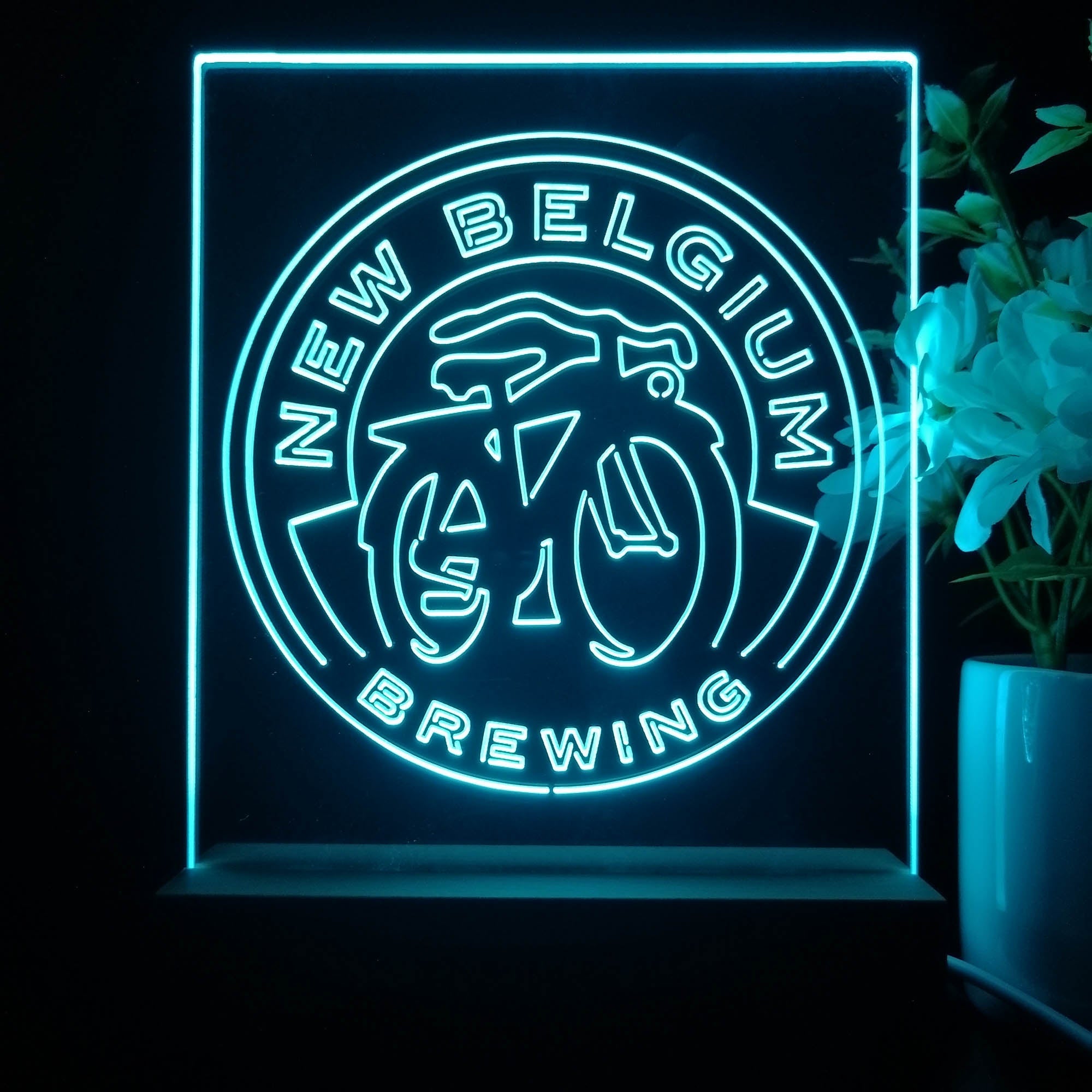 New Belgium Brewing Co. Night Light Neon Pub Bar Lamp