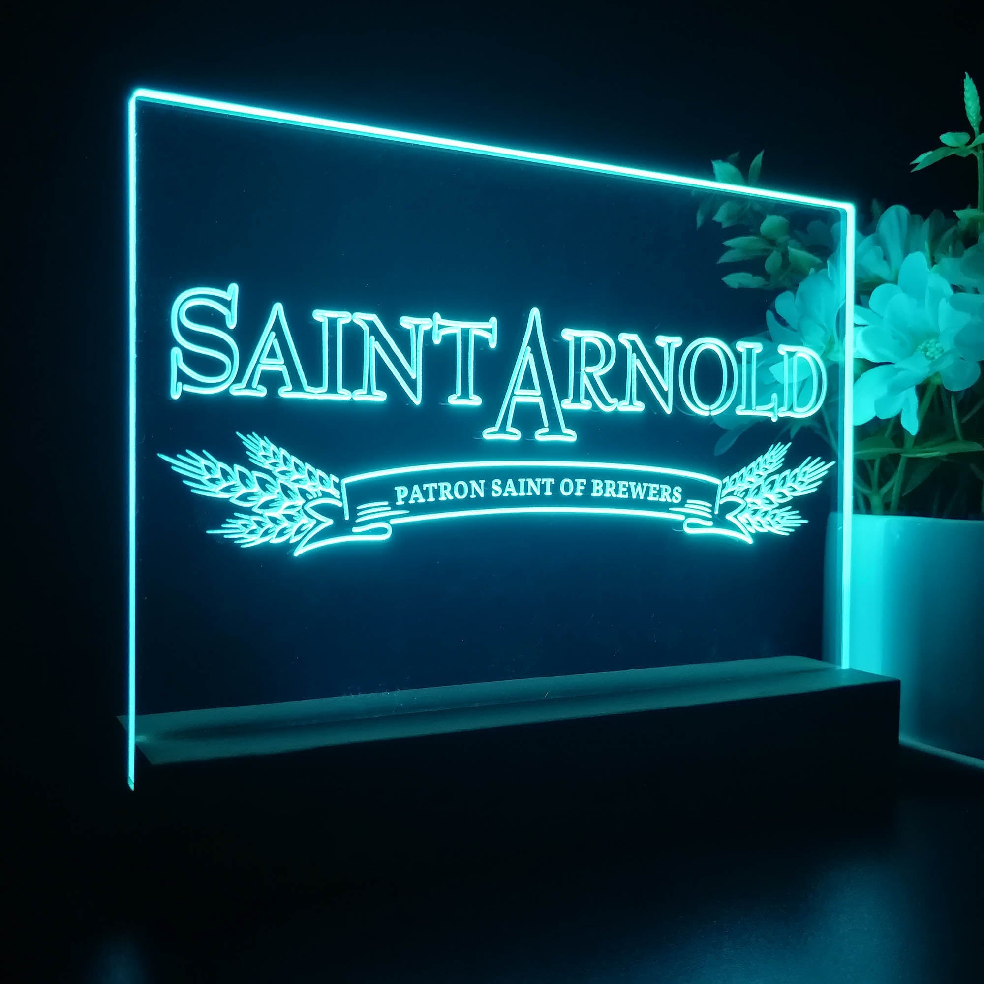 Saint Arnold Brewing Company Neon Sign Pub Bar Decor Lamp