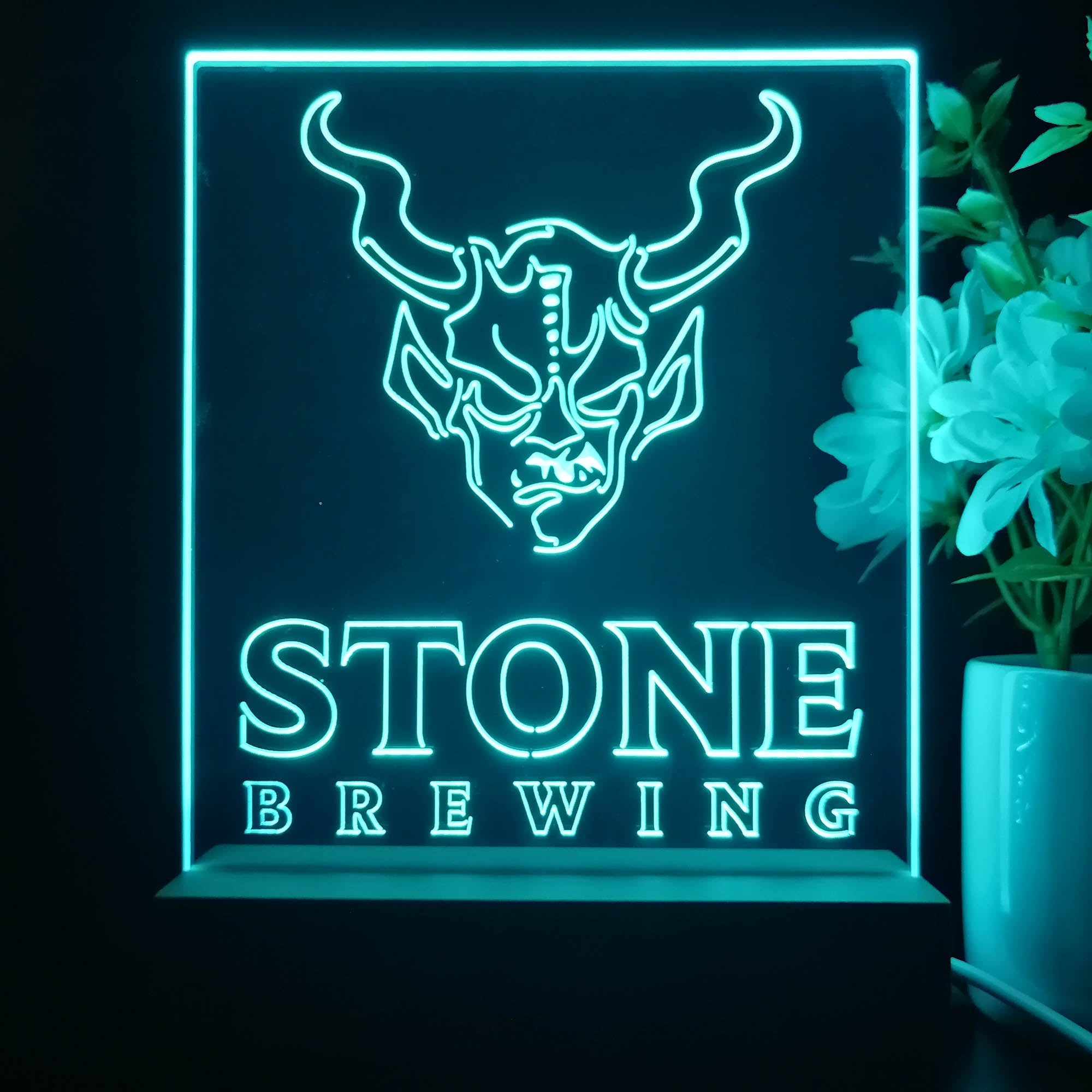 Stone Brewing Neon Sign Pub Bar Lamp