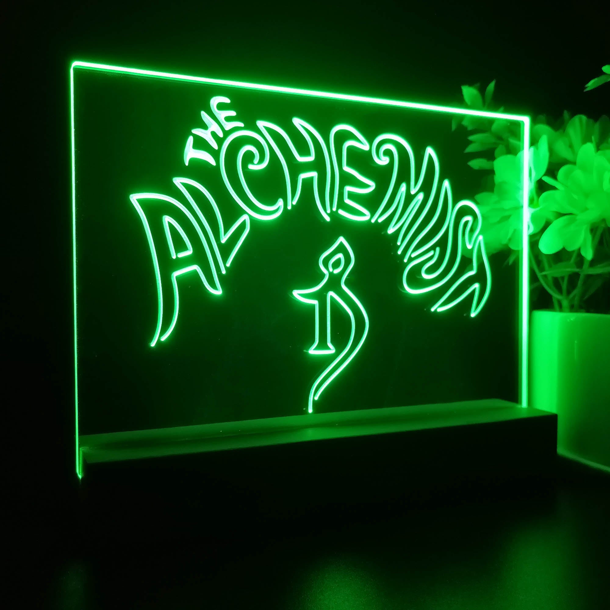 The Alchemist Beer Brewery Neon Sign Pub Bar Decor Lamp