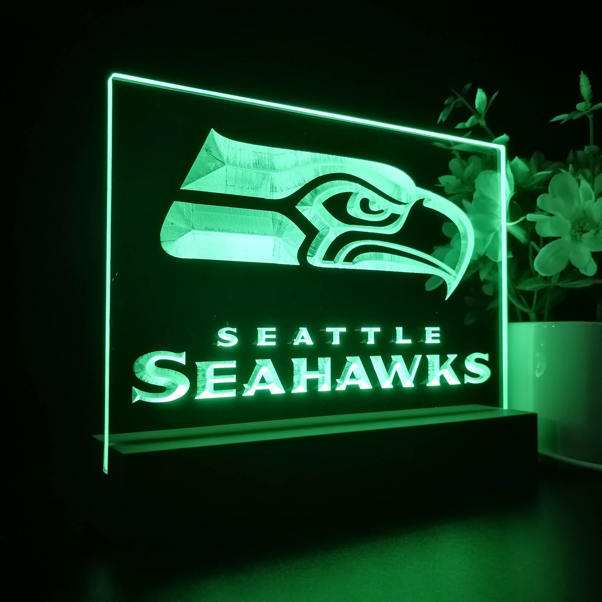 Seattle Seahawks  Neon Sign Pub Bar Lamp