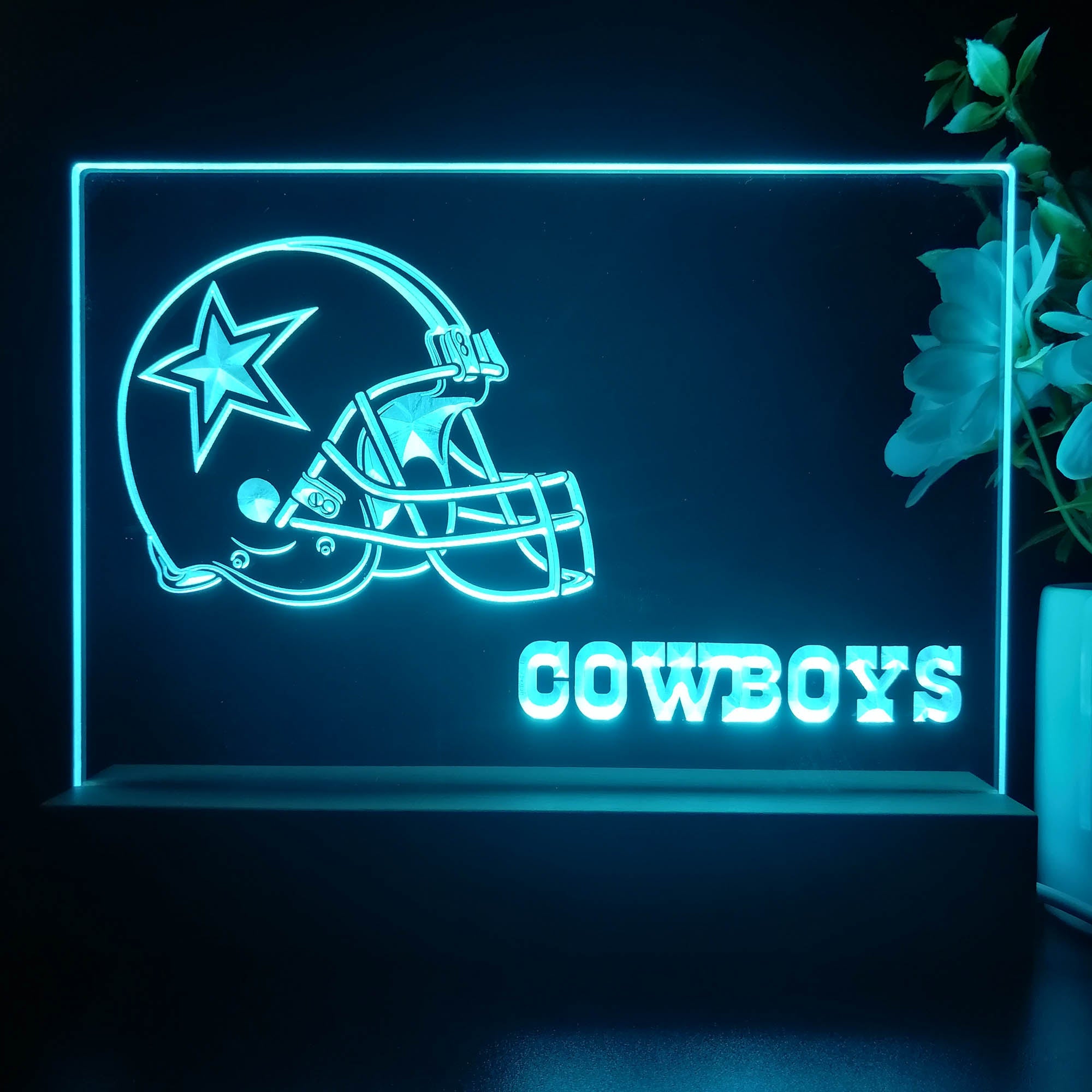 Dallas Cowboys  Neon Sign Pub Bar Lamp