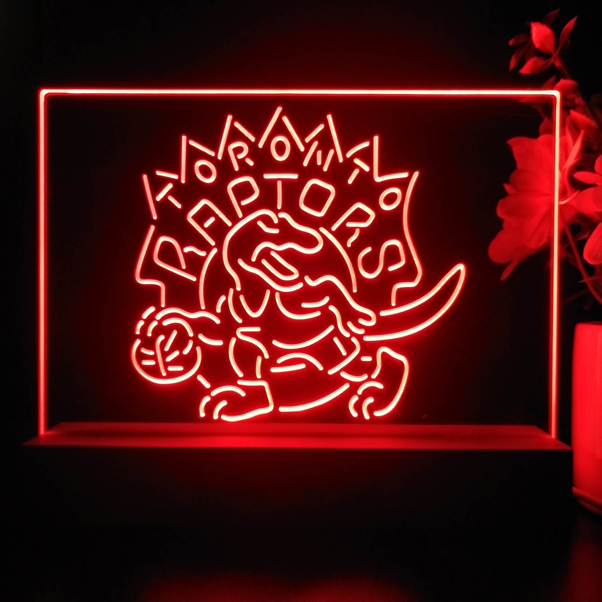 Toronto Raptors Neon Sign Pub Bar Lamp