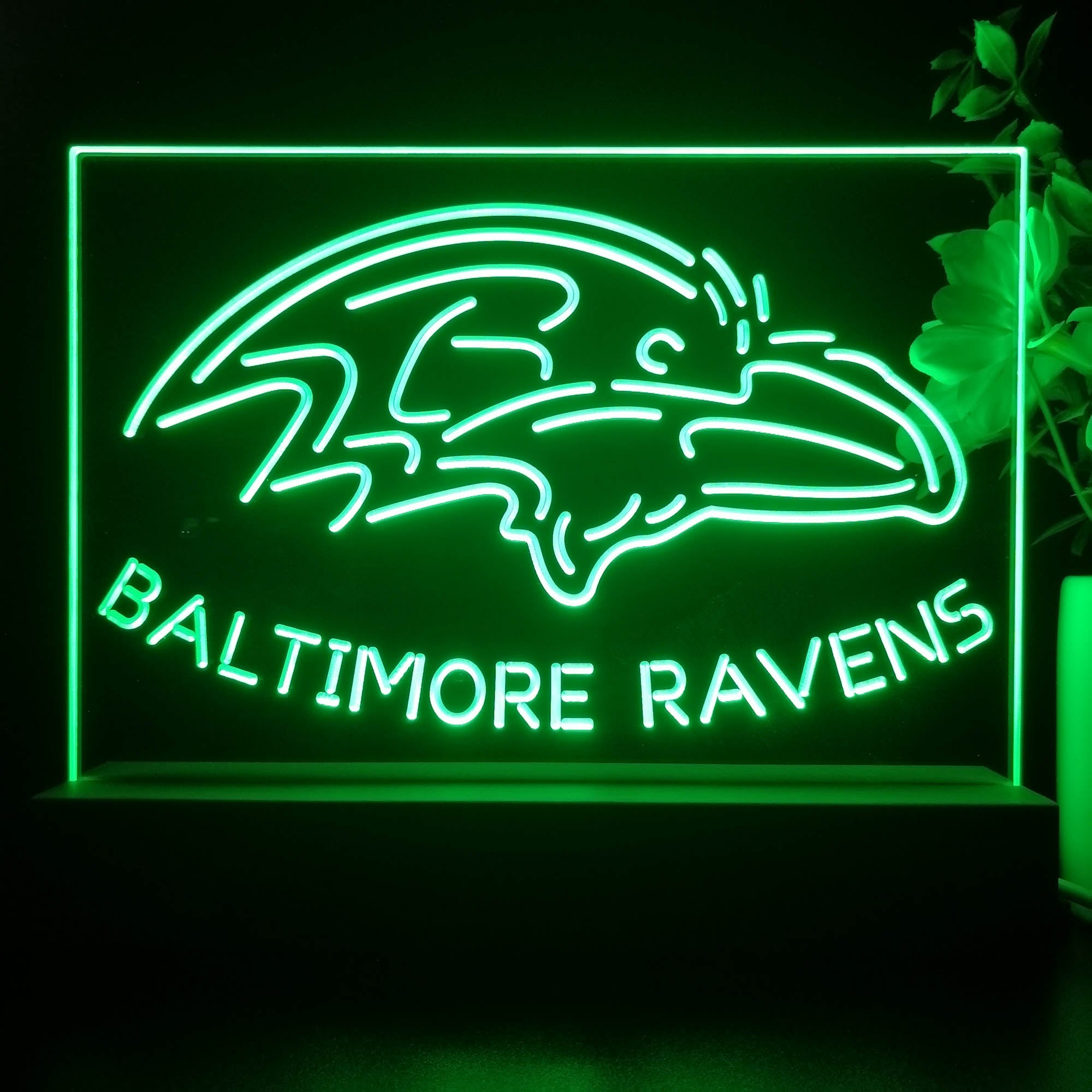 Baltimore Ravens  Neon Sign Pub Bar Lamp