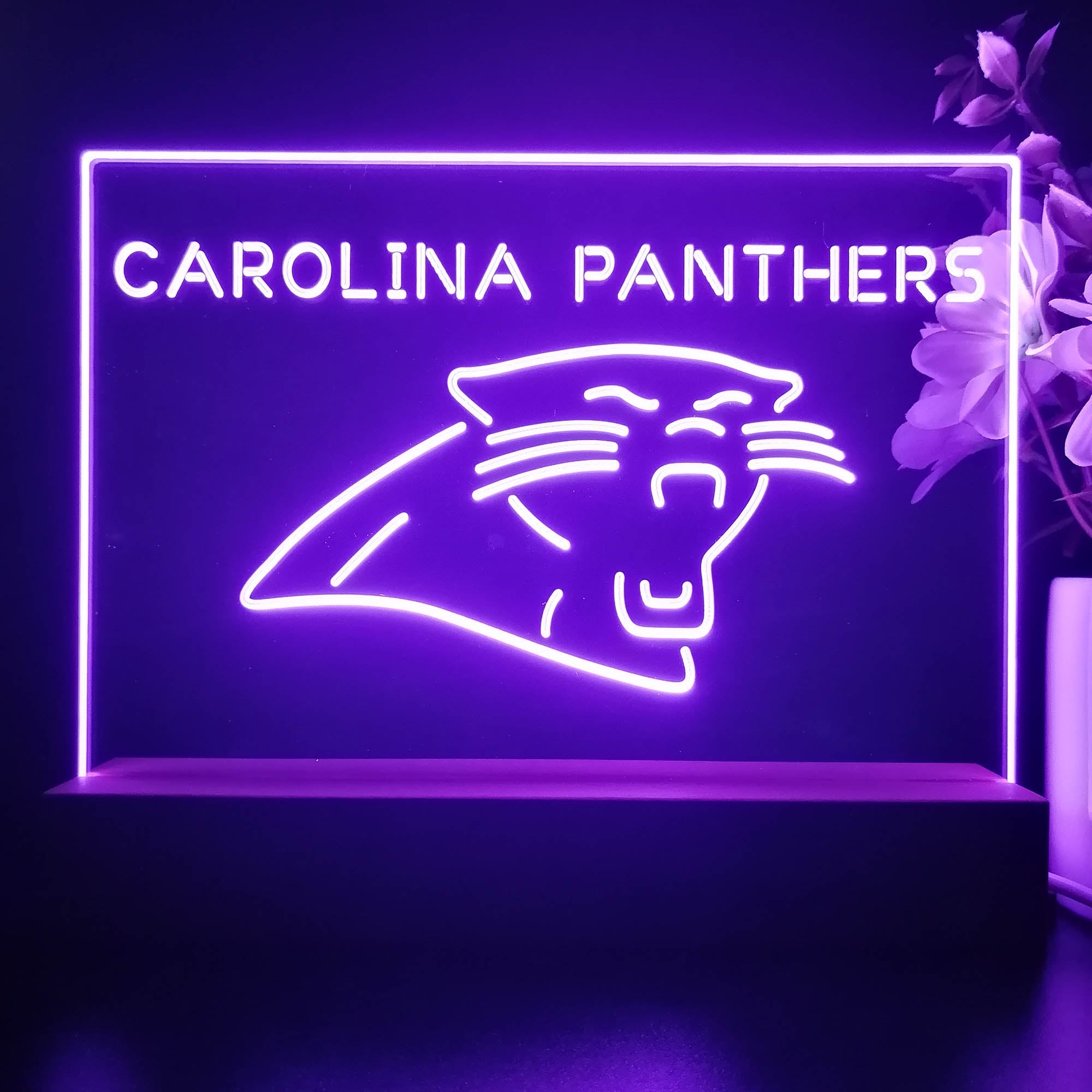 Carolina Panthers  Neon Sign Pub Bar Lamp