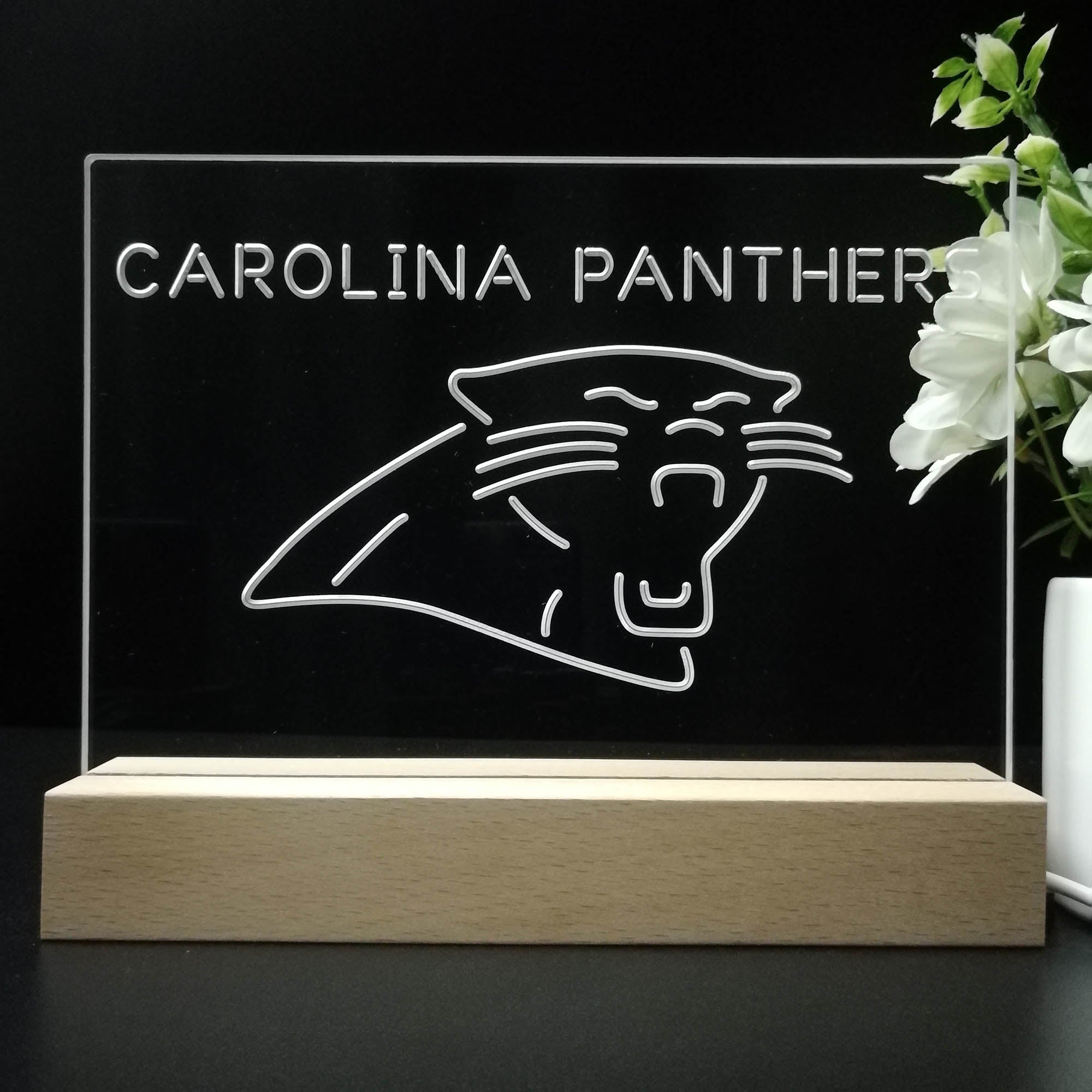 Carolina Panthers  Neon Sign Pub Bar Lamp