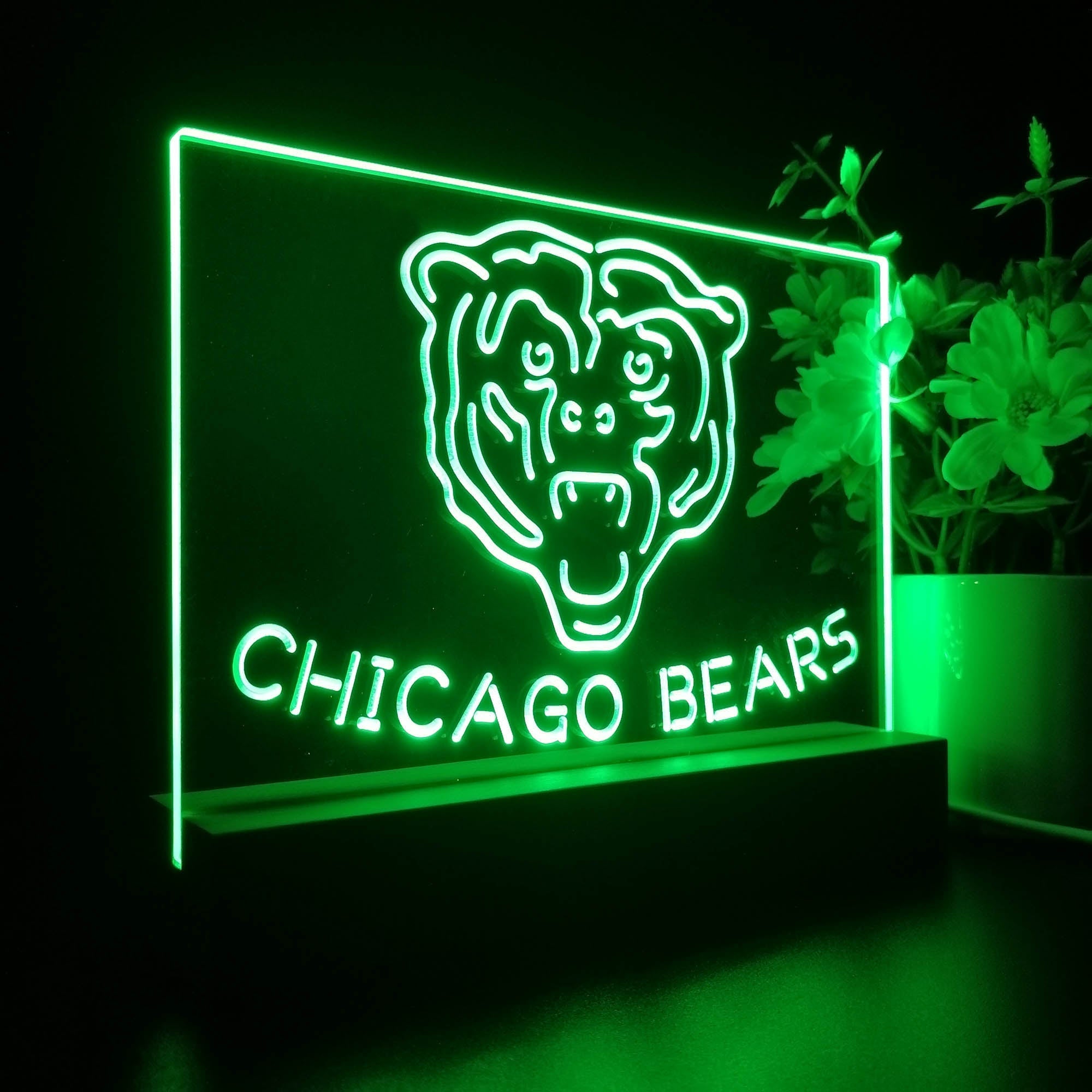 Chicago Bears  Neon Sign Pub Bar Lamp
