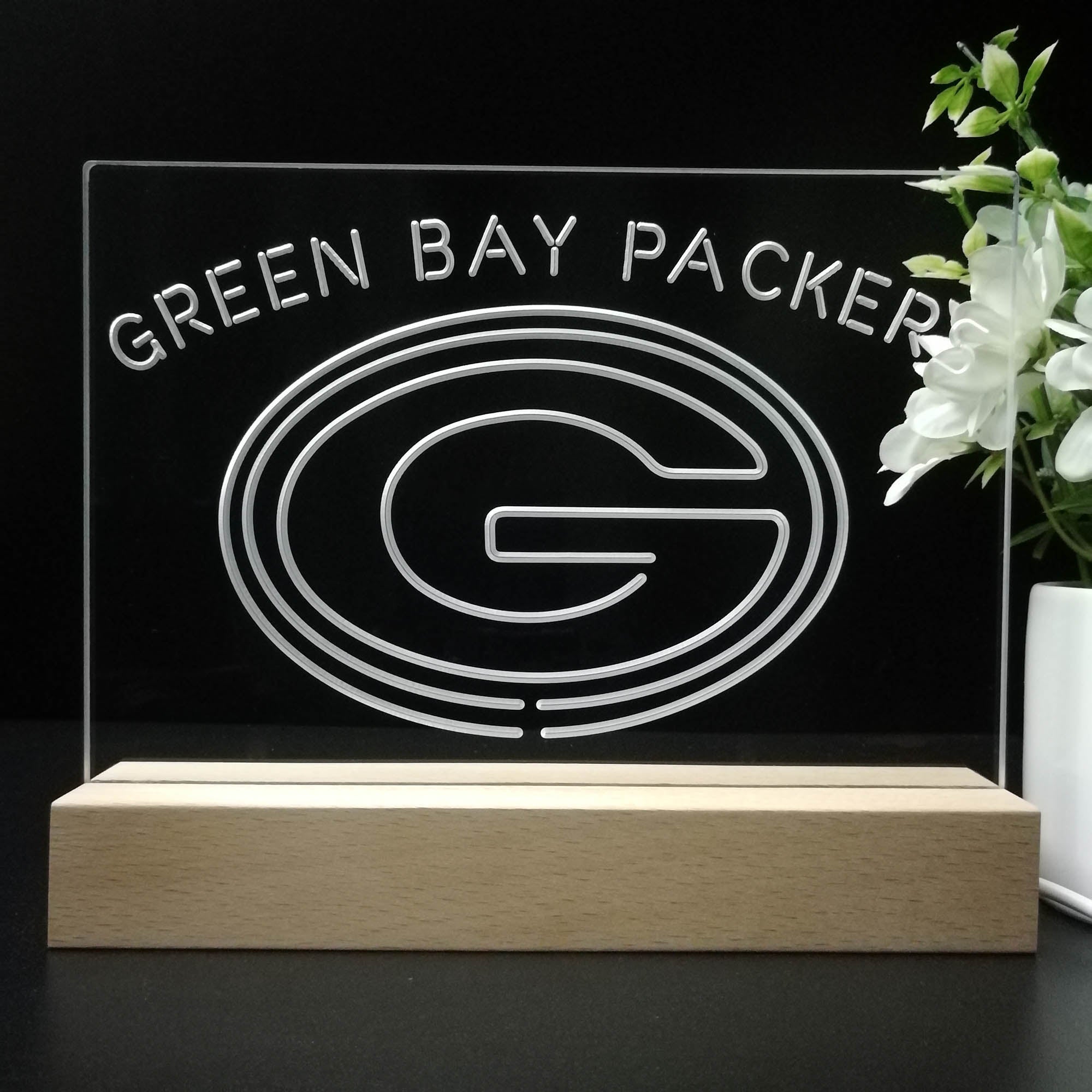Green Bay Packers  Neon Sign Pub Bar Lamp