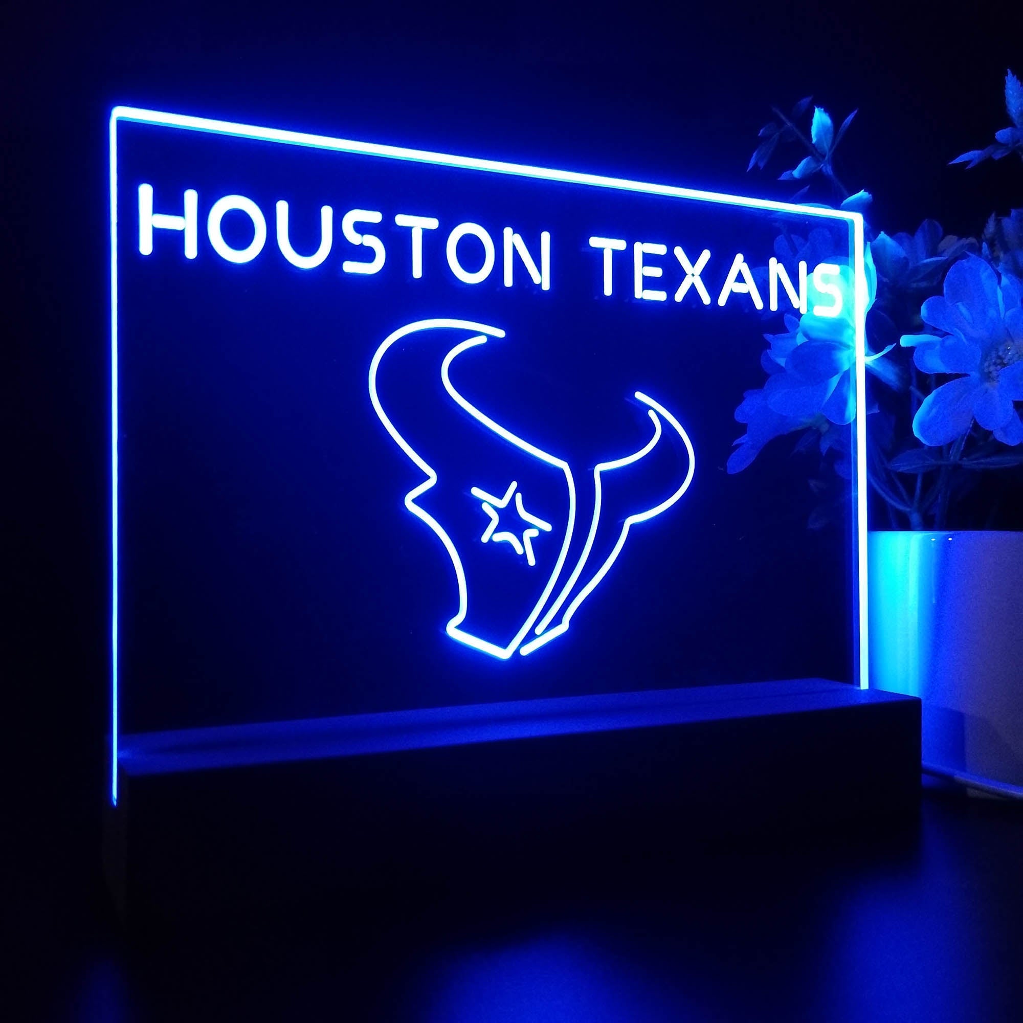 Houston Texans  Neon Sign Pub Bar Lamp