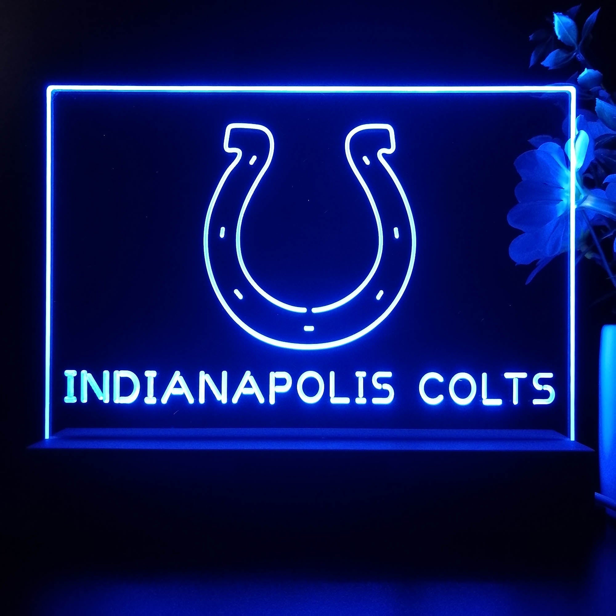 Indianapolis Colts  Neon Sign Pub Bar Lamp