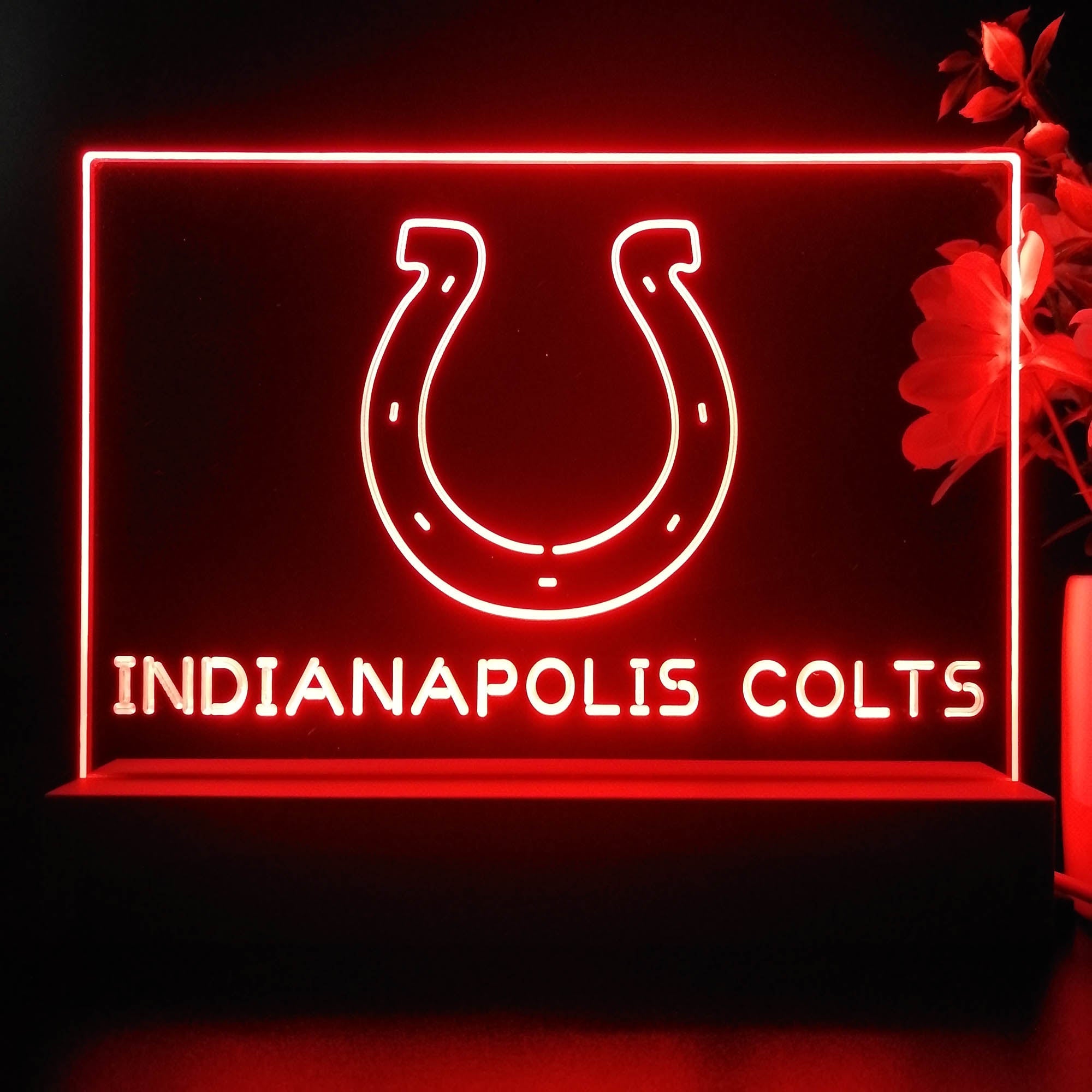 Indianapolis Colts  Neon Sign Pub Bar Lamp