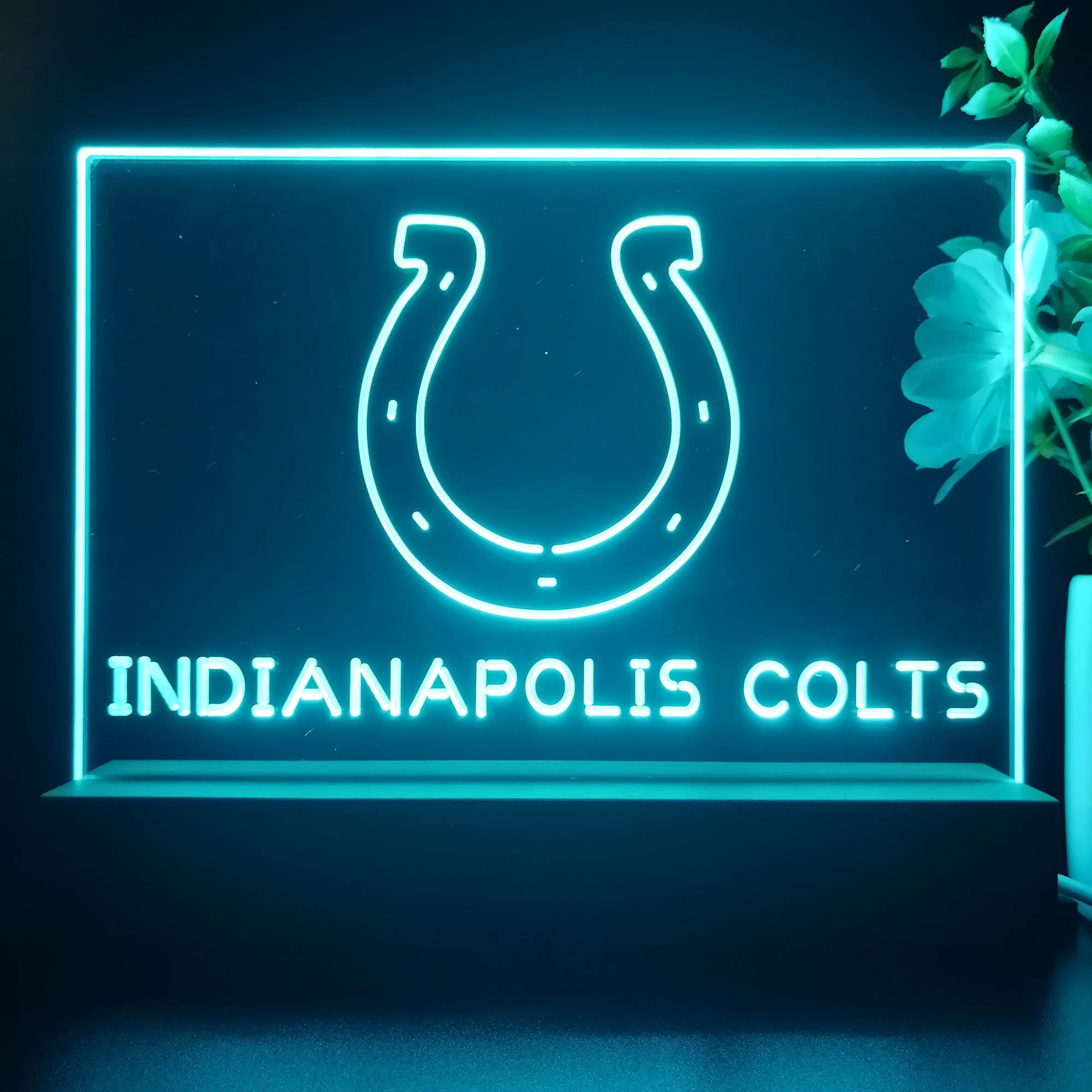 Indianapolis Colts  Neon Sign Pub Bar Lamp