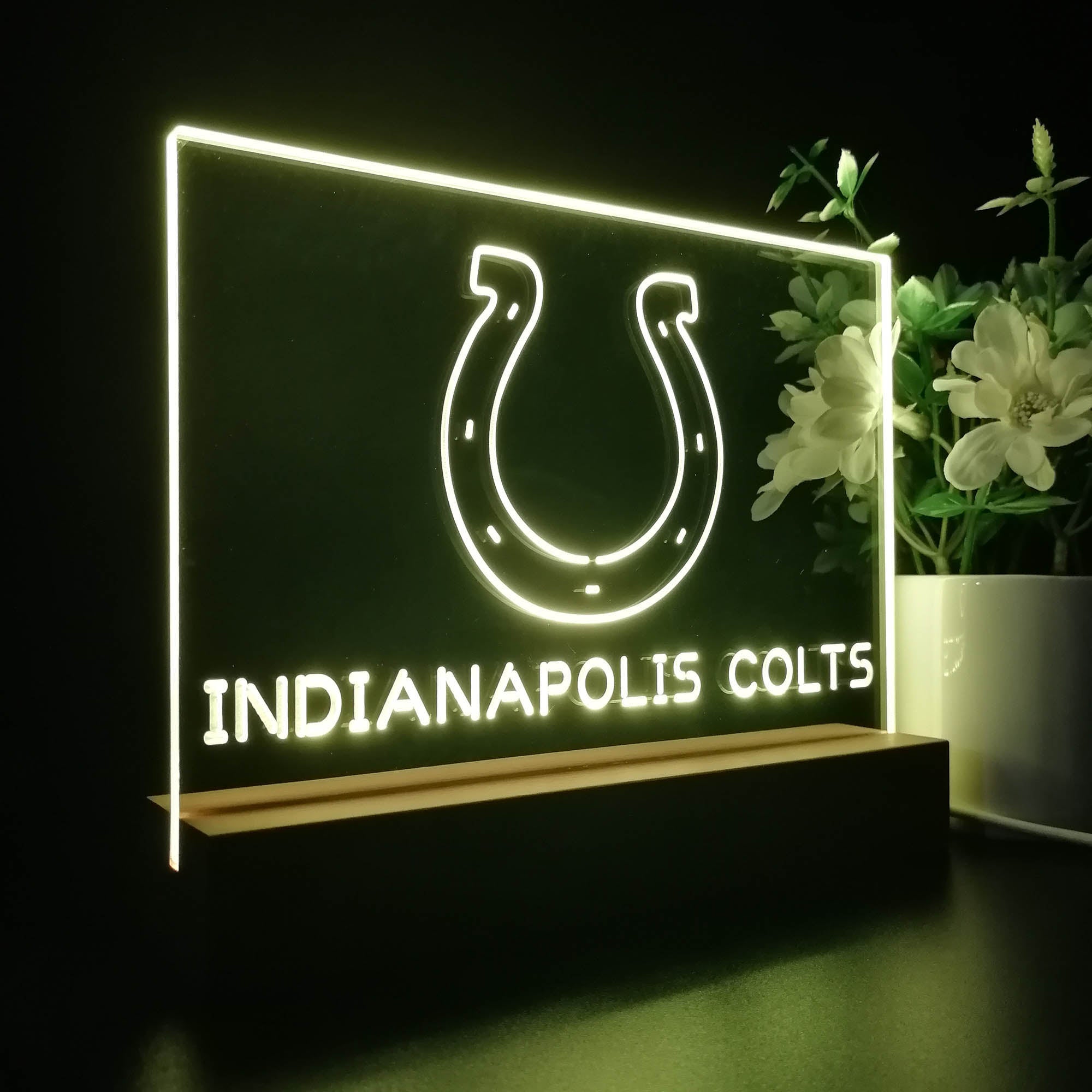 Indianapolis Colts Neon Pub Bar Sign LED Lamp | PRO LED SIGN
