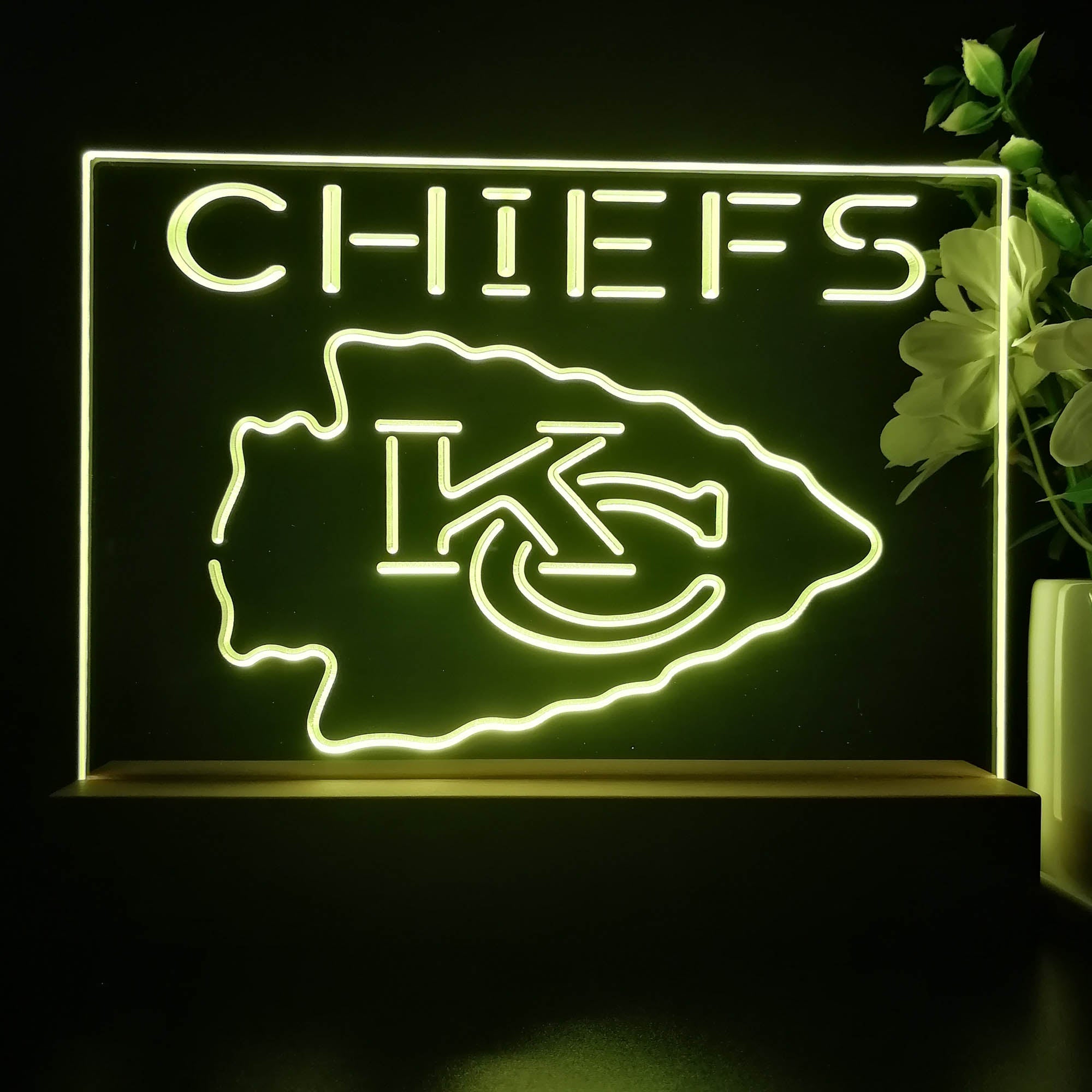 Kansas City Chiefs  Neon Sign Pub Bar Lamp
