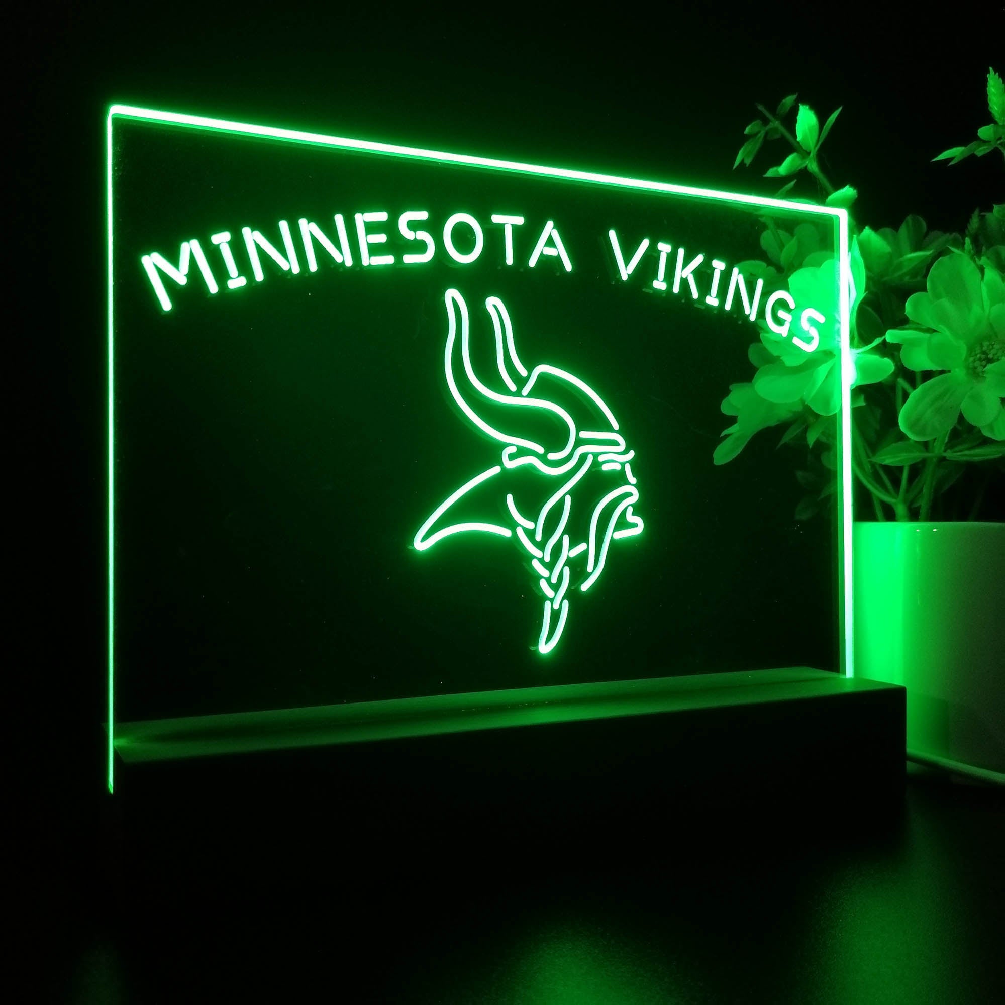 Minnesota Vikings  Neon Sign Pub Bar Lamp