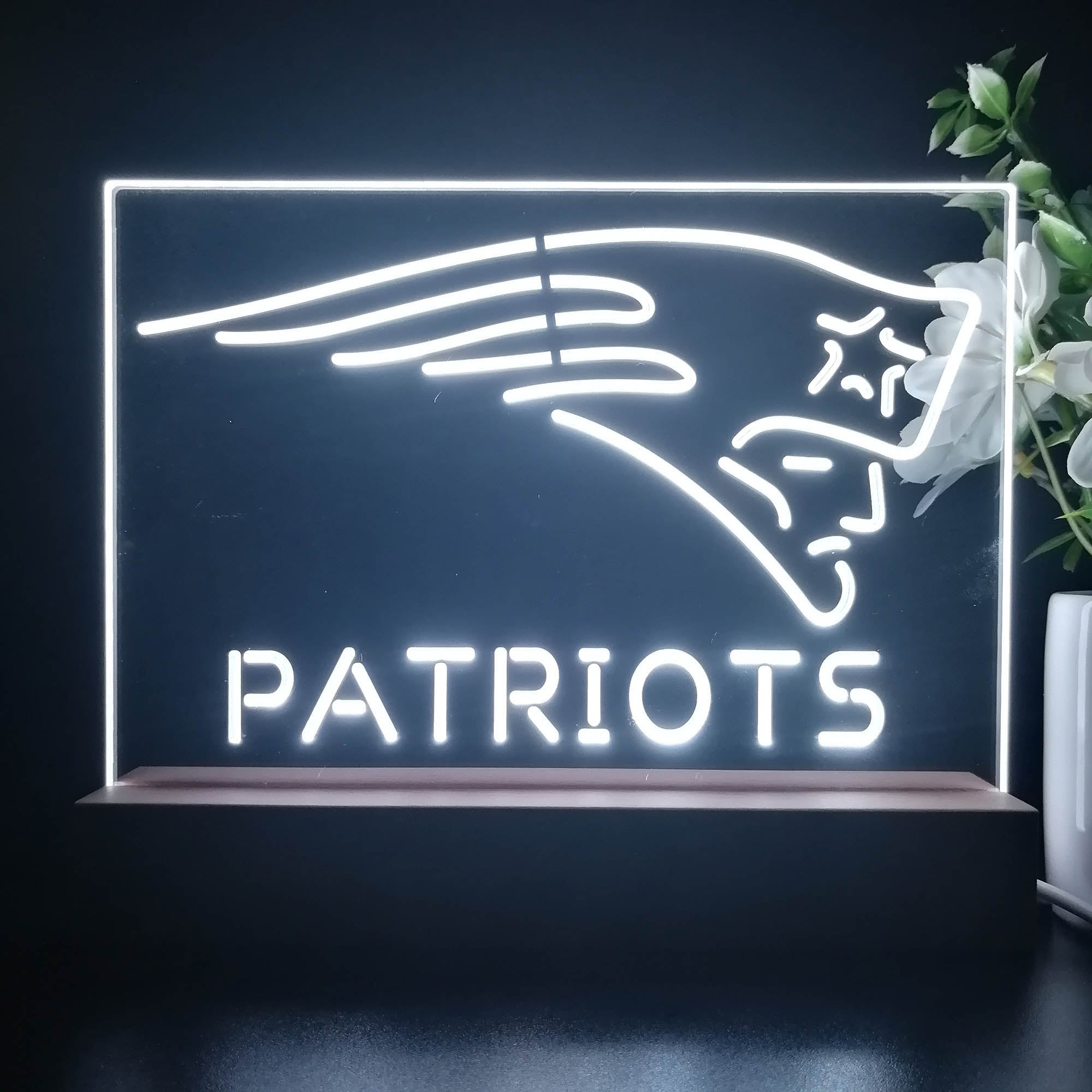 New England Patriots  Neon Sign Pub Bar Lamp