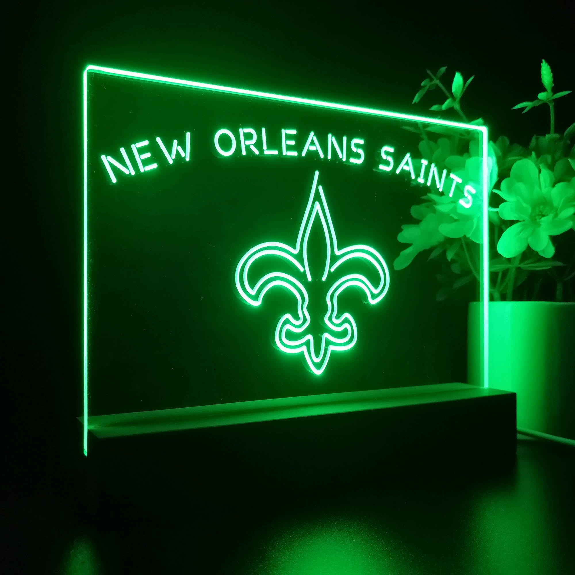 New Orleans Saints  Neon Sign Pub Bar Lamp