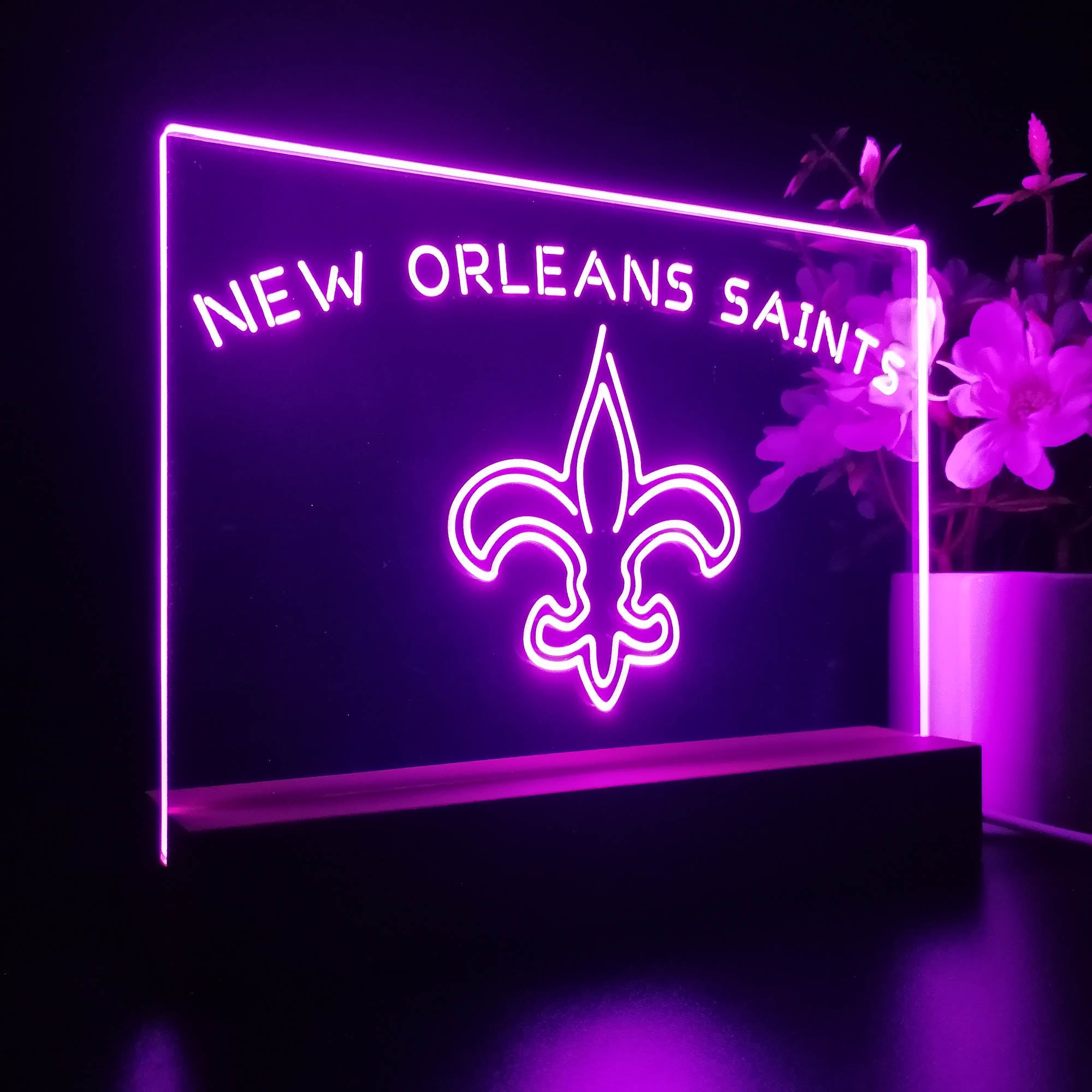 New Orleans Saints  Neon Sign Pub Bar Lamp