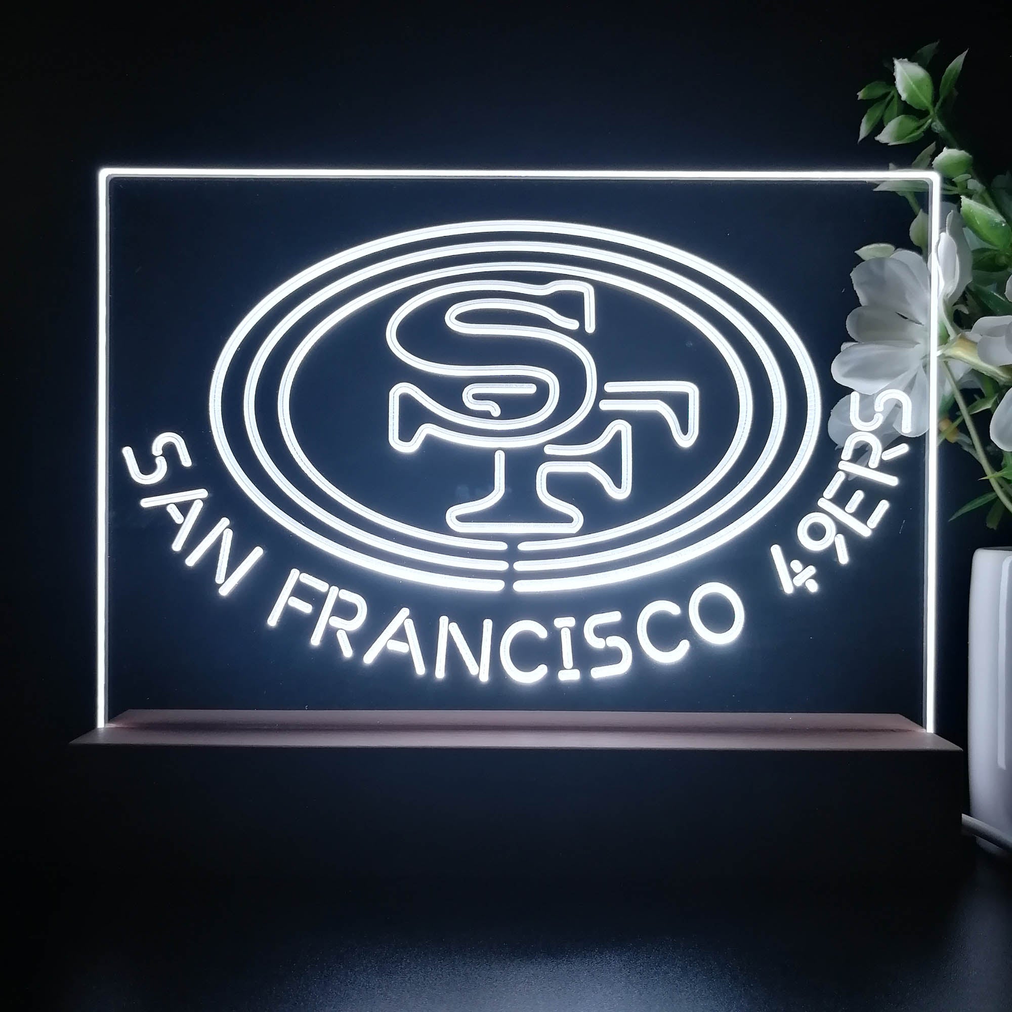 San Francisco 49ers Neon Sign Pub Bar Lamp