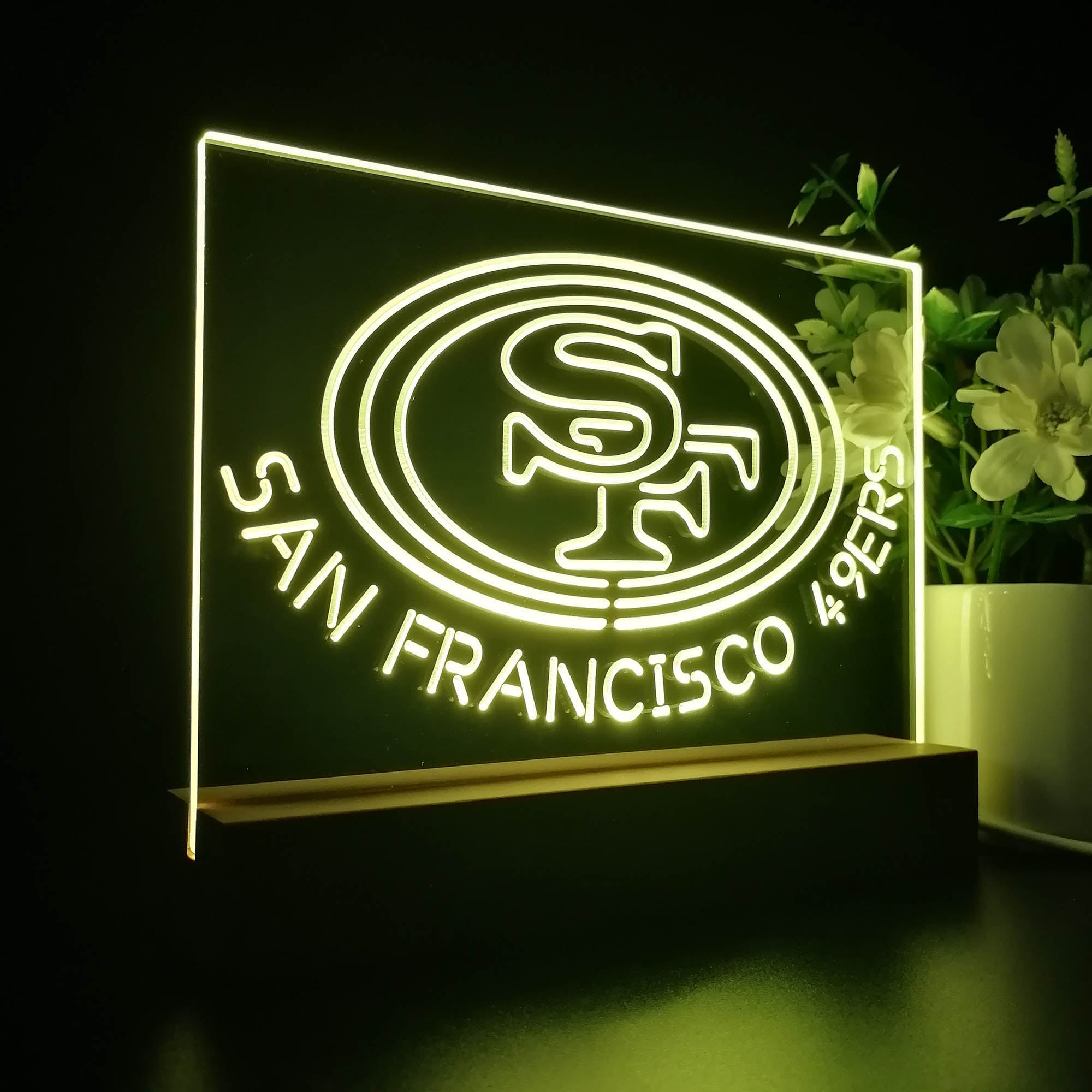 San Francisco 49ers Neon Sign Pub Bar Lamp