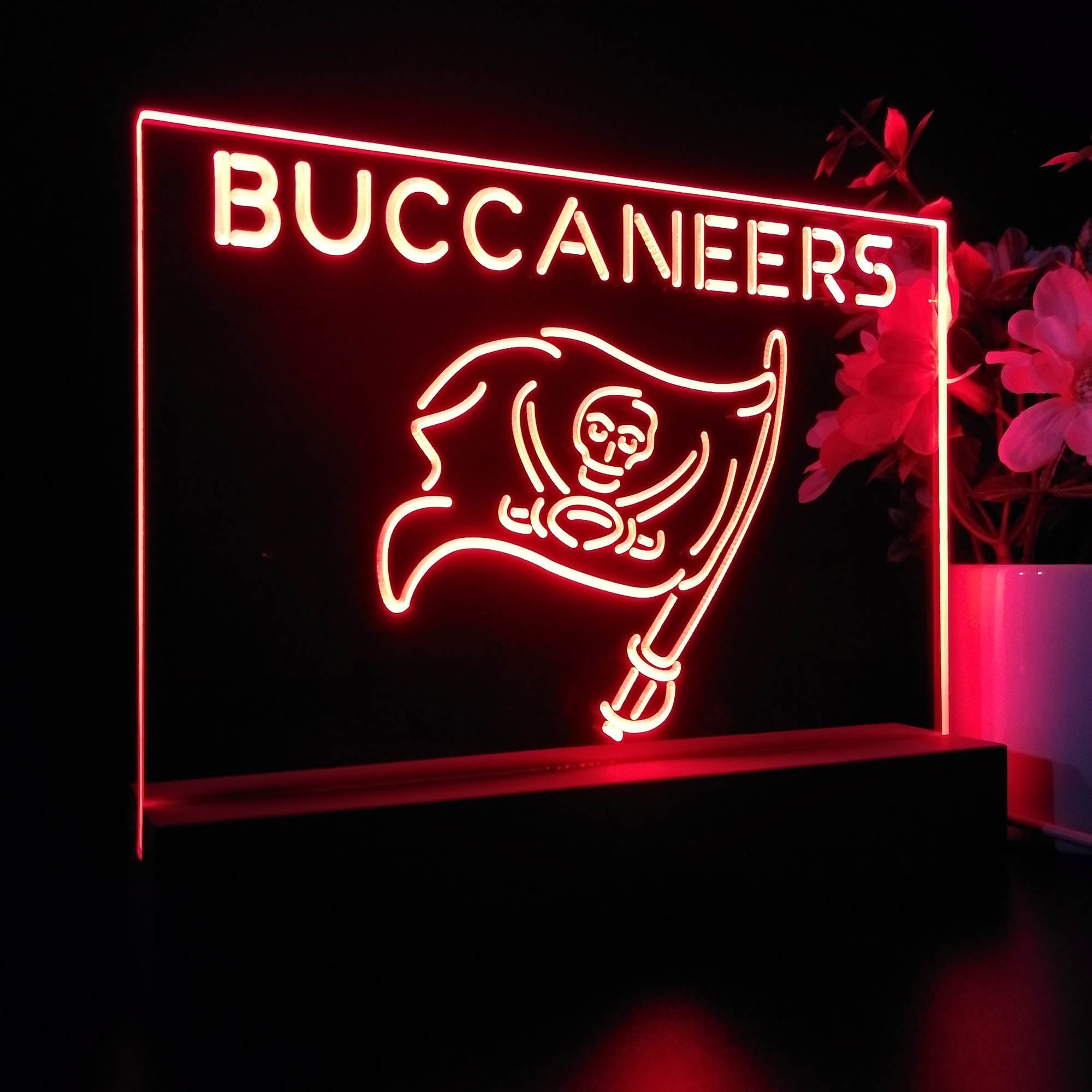 Tampa Bay Buccaneers  Neon Sign Pub Bar Lamp