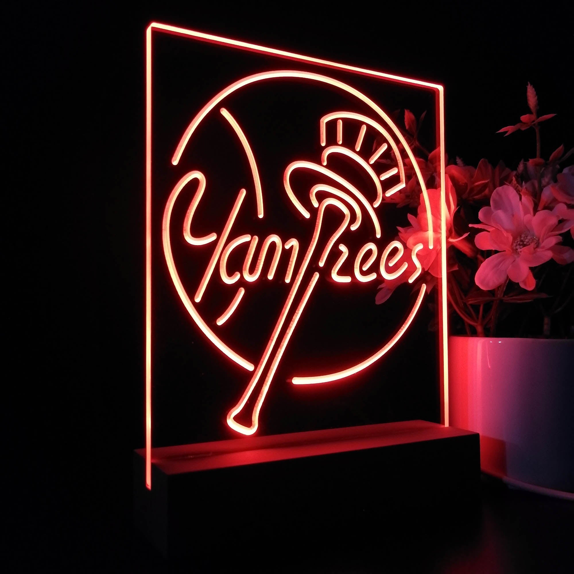 New York Yankees Neon Sign Table Lamp Display | PRO LED SIGN