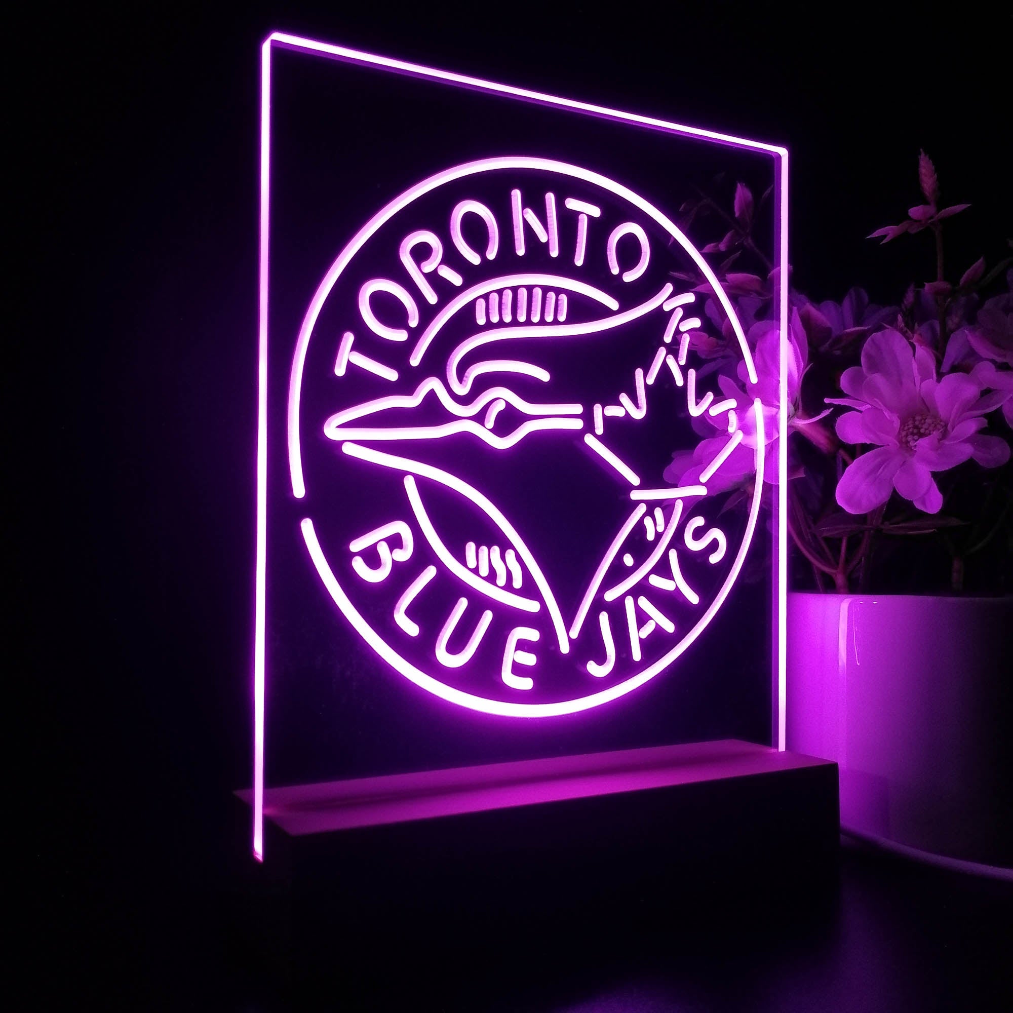 Toronto Blue Jays Neon Sign Table Top Lamp