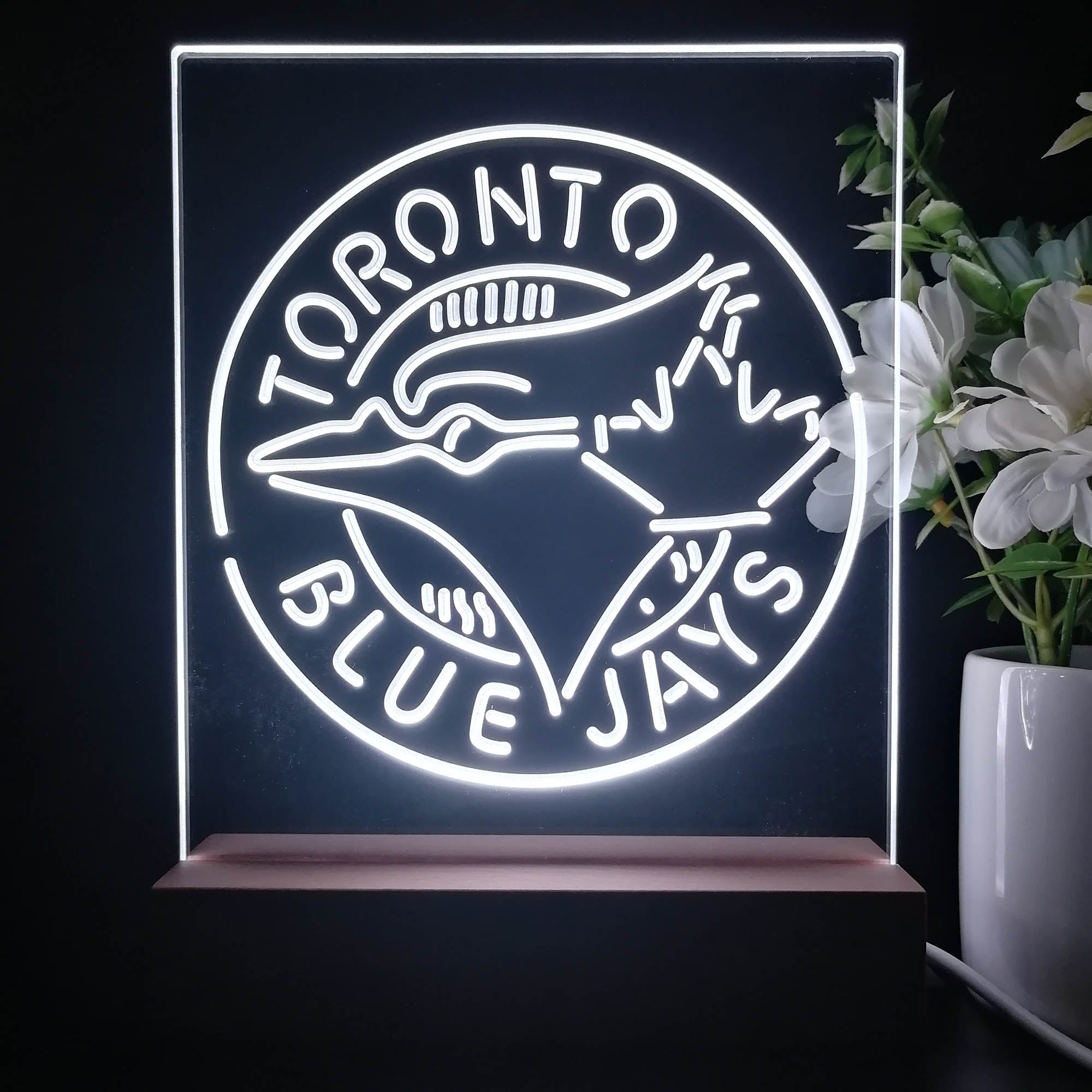 Toronto Blue Jays Neon Sign Table Top Lamp