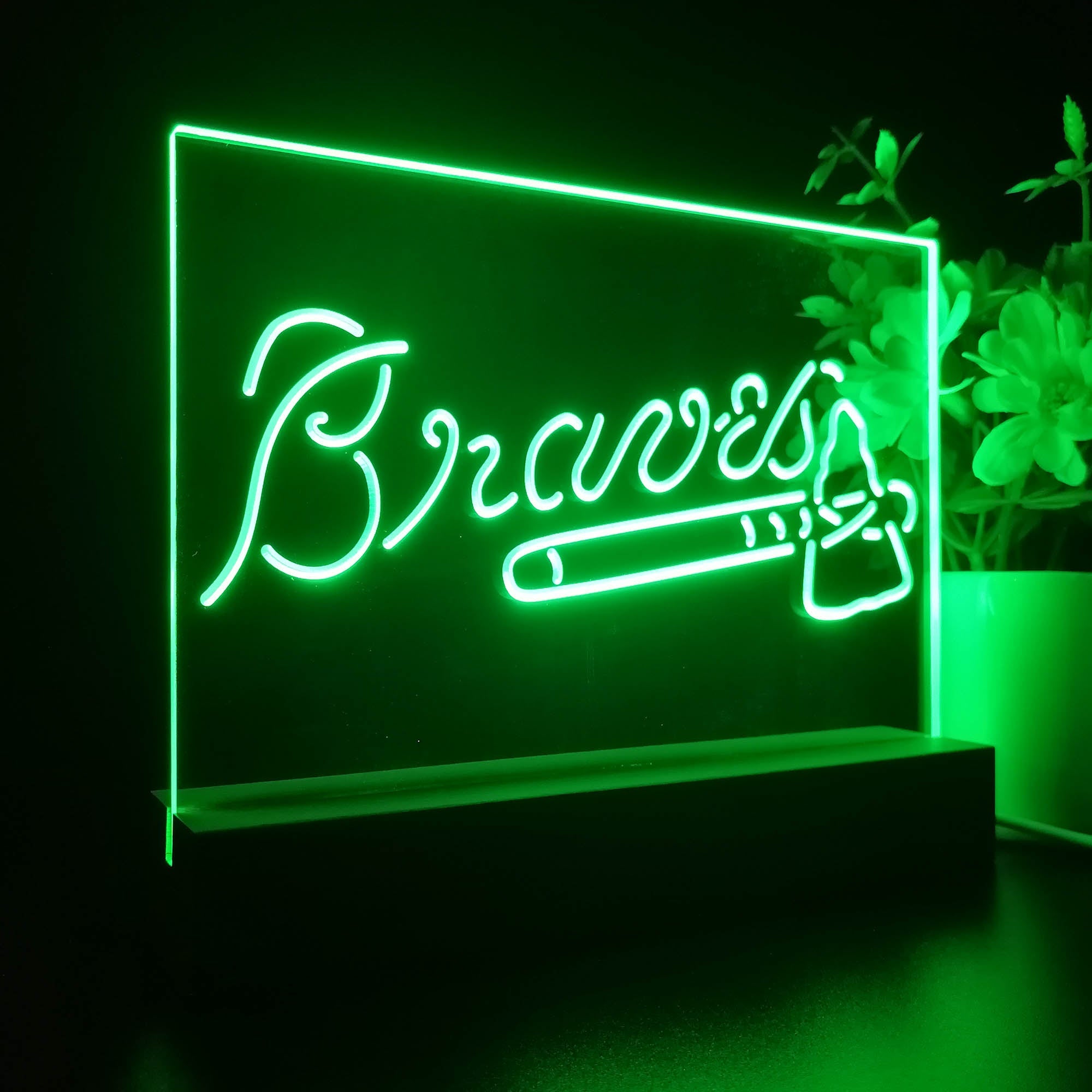 Atlanta Braves Neon Pub Bar Sign LED Lamp | PRO LED SIGN