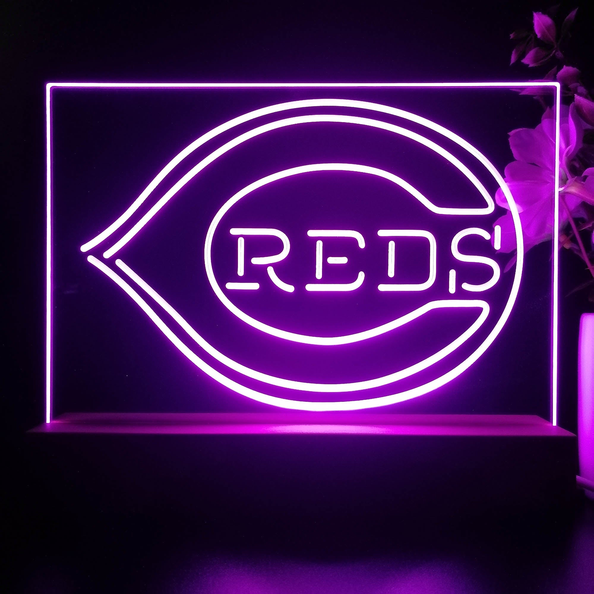 Cincinnati Reds Neon Sign Pub Bar Lamp