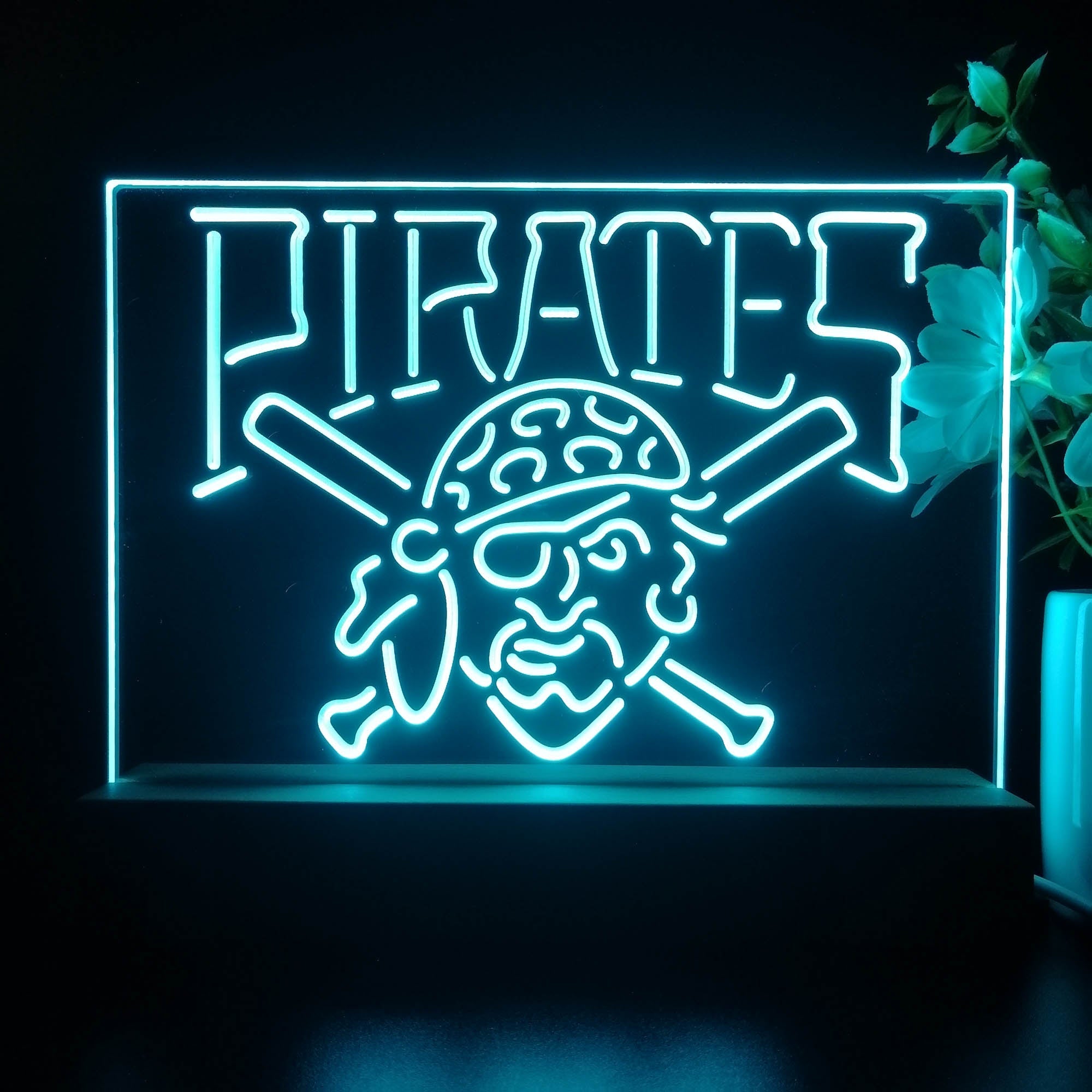 Pittsburgh Pirates Neon Sign Pub Bar Lamp