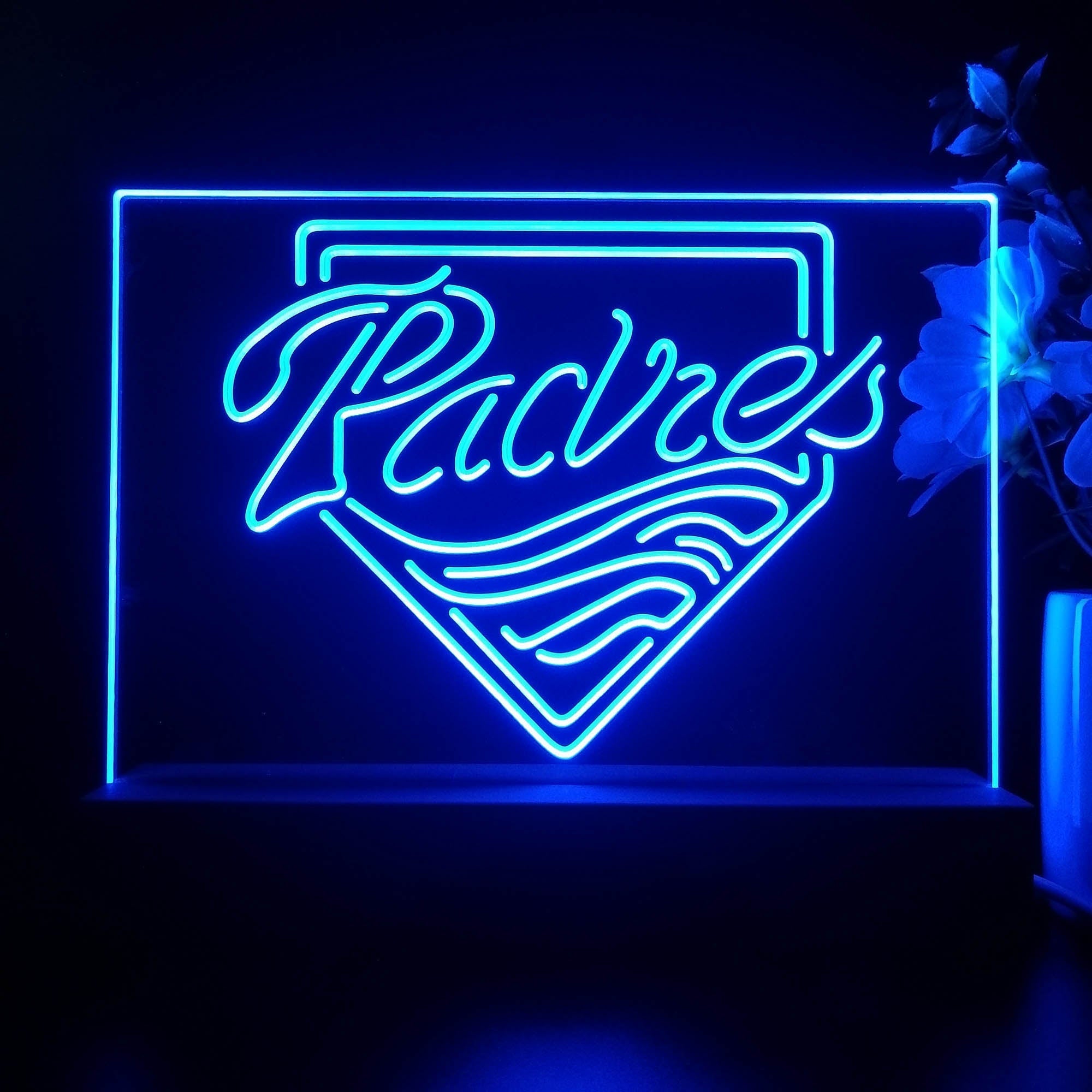 San Diego Padres Neon Sign Pub Bar Lamp