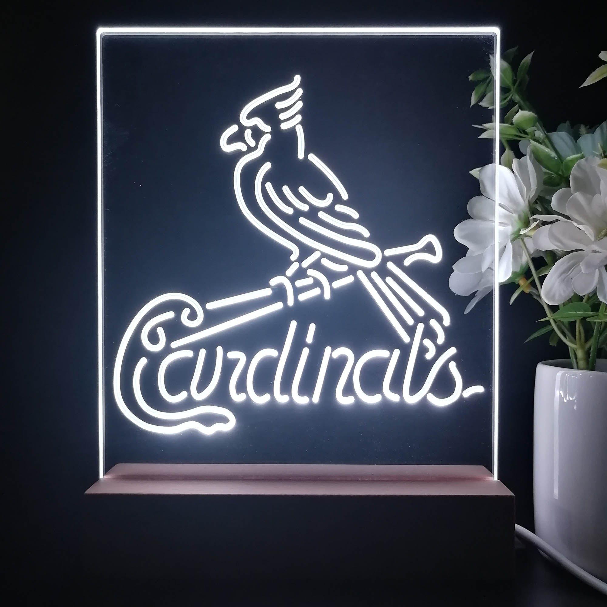 St. Louis Cardinals Neon Sign Table Top Lamp