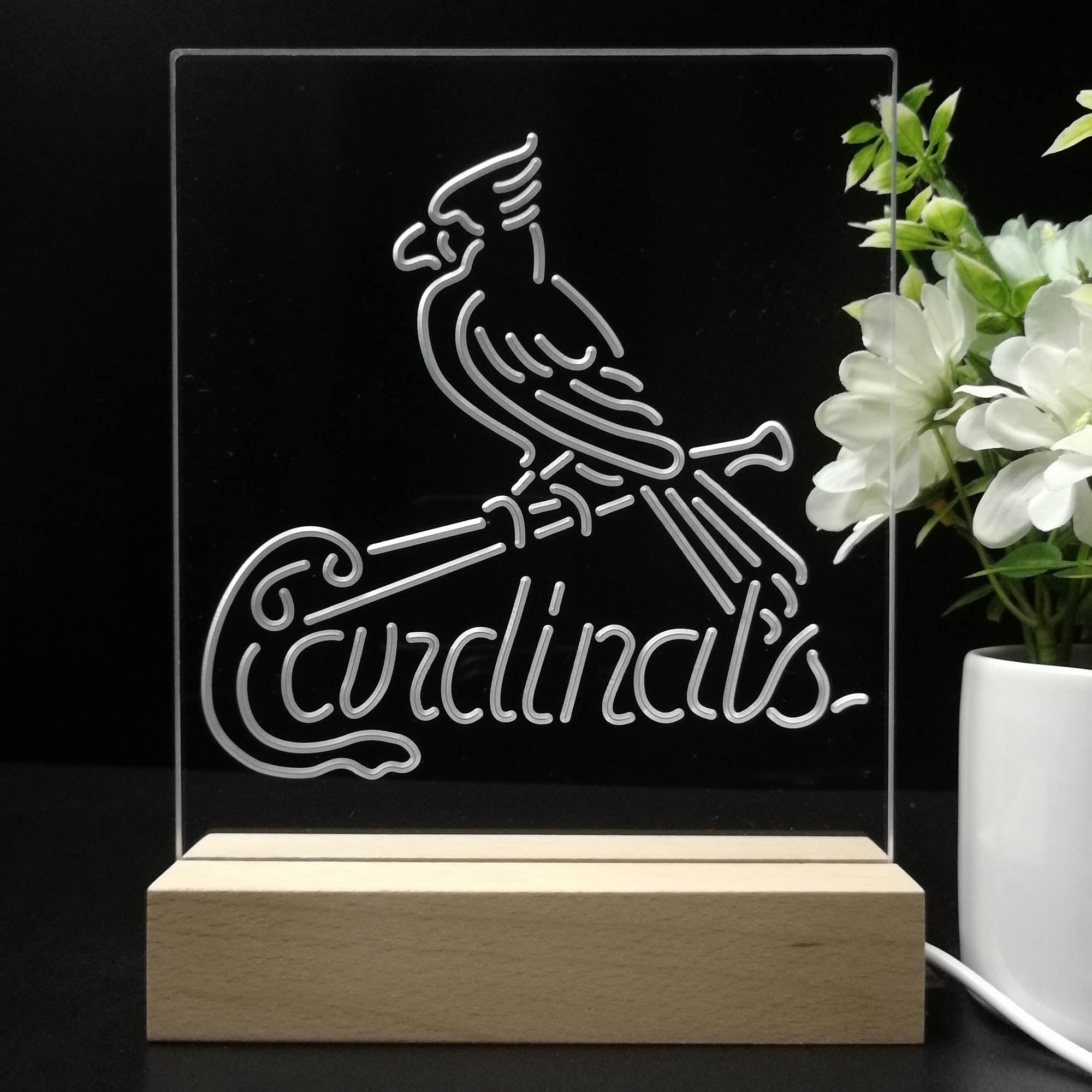 New St. Louis Cardinals Neon Sign 20x16 with HD Vivid Printing Technology