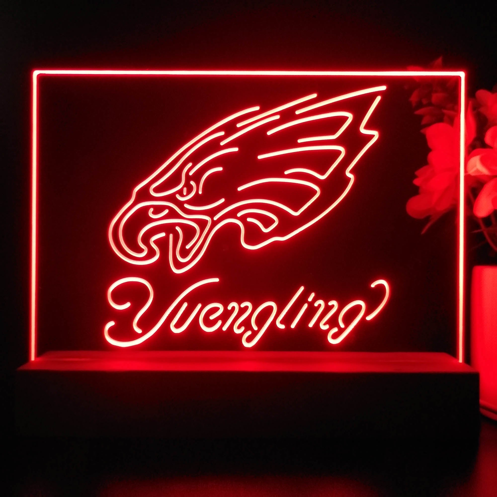 Yuengling Philadelphia Eagle 3D Illusion Night Light Desk Lamp