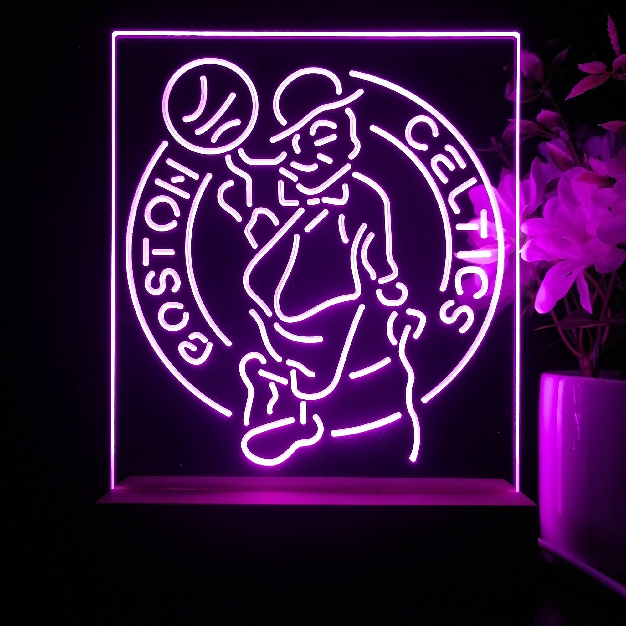 Boston Celticses Night Light Neon Pub Bar Lamp