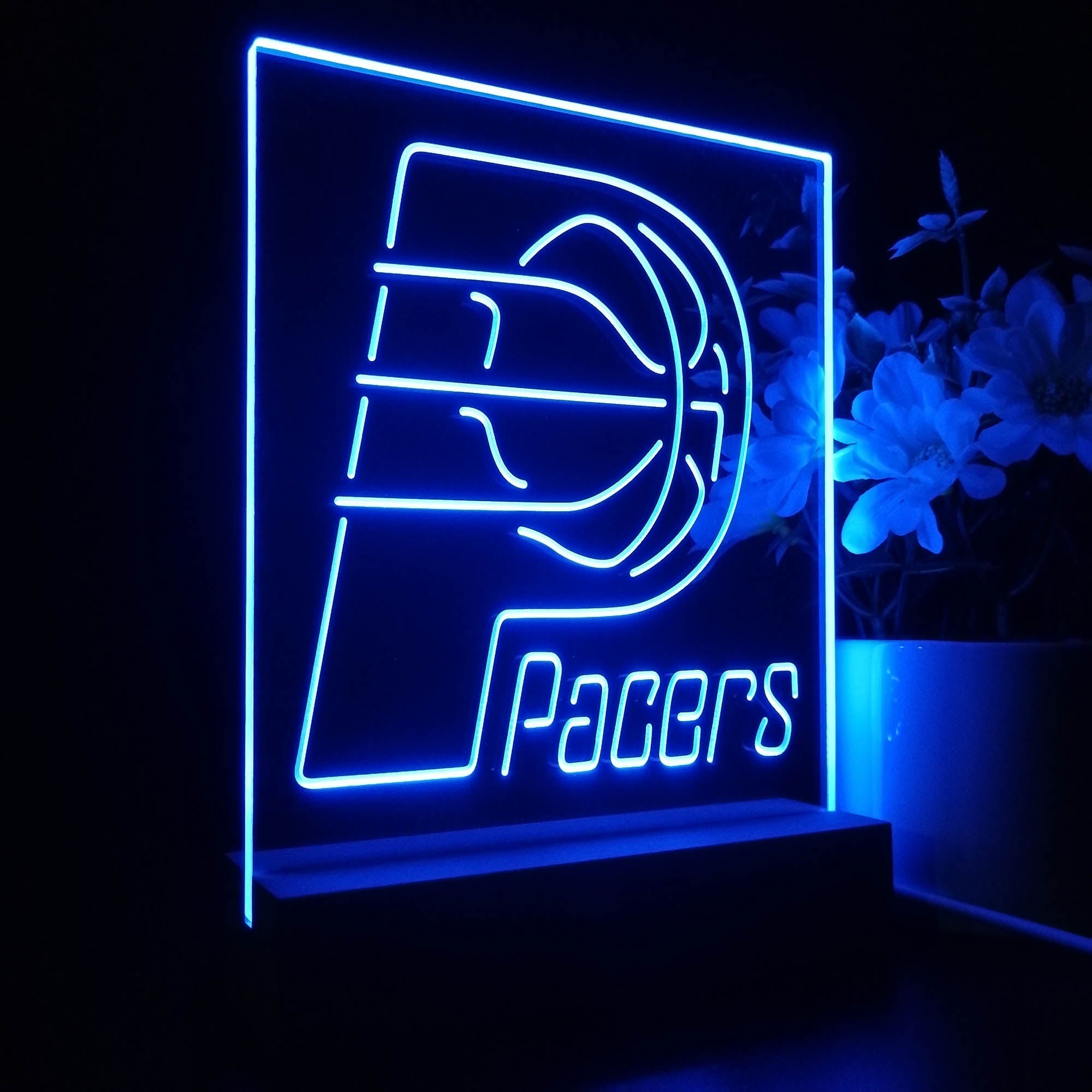 Indiana Pacers Night Light Neon Pub Bar Lamp