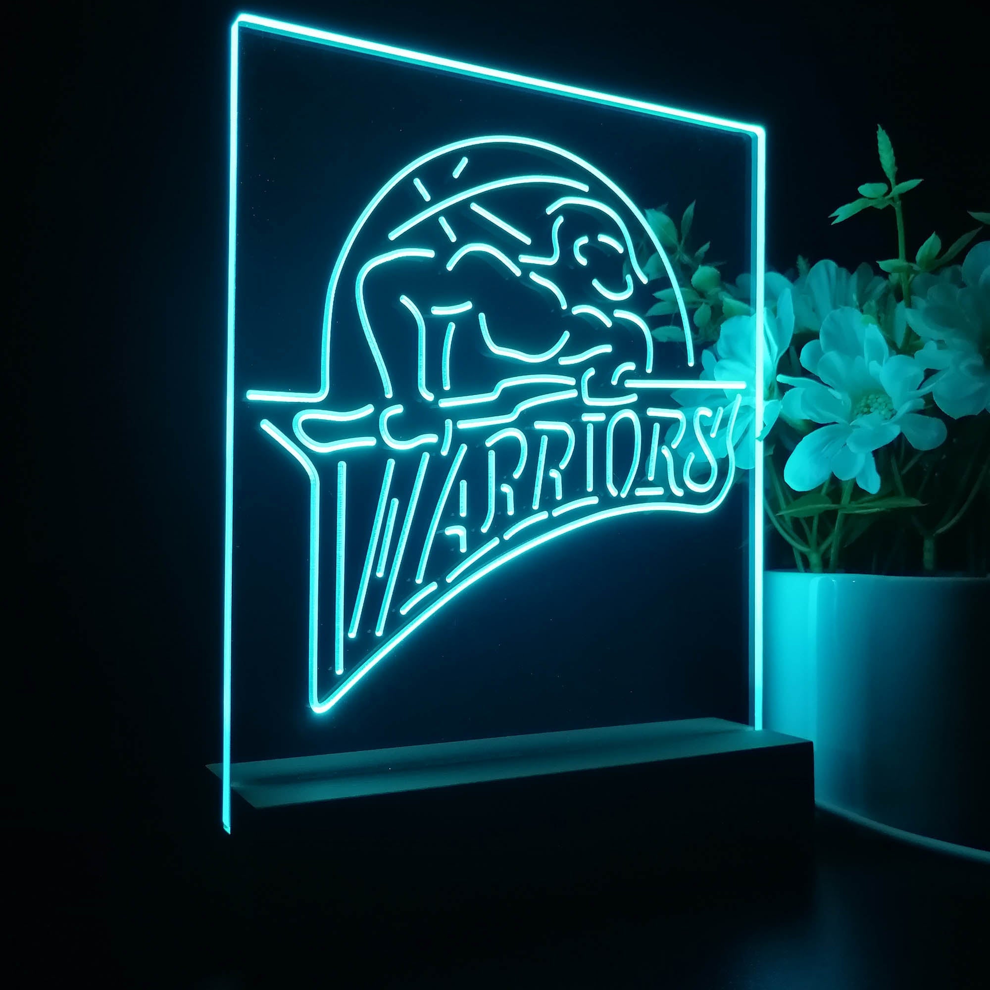 Golden State Warriors 2022 Neon Sign Table Top Lamp