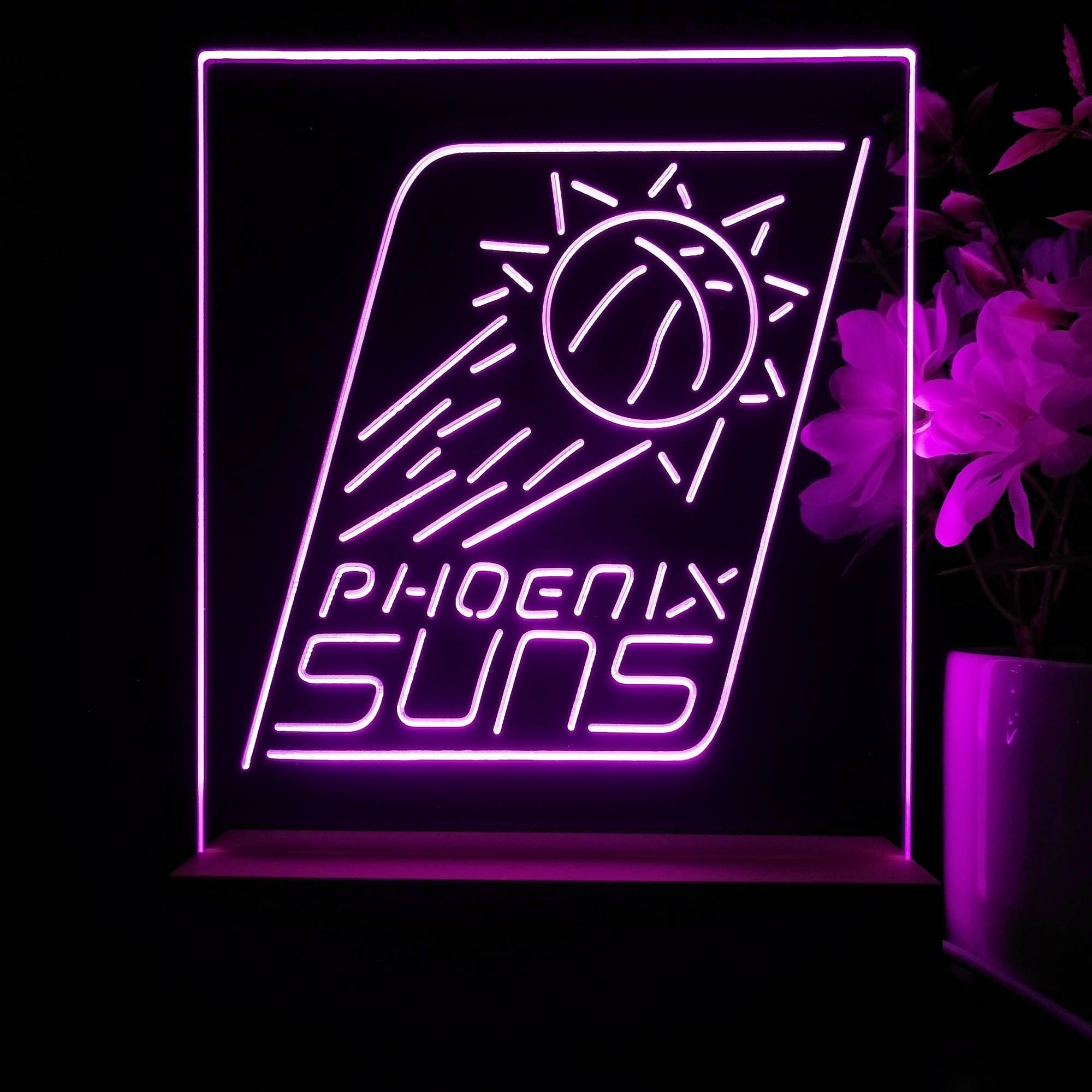 Phoenix Suns Night Light Neon Pub Bar Lamp