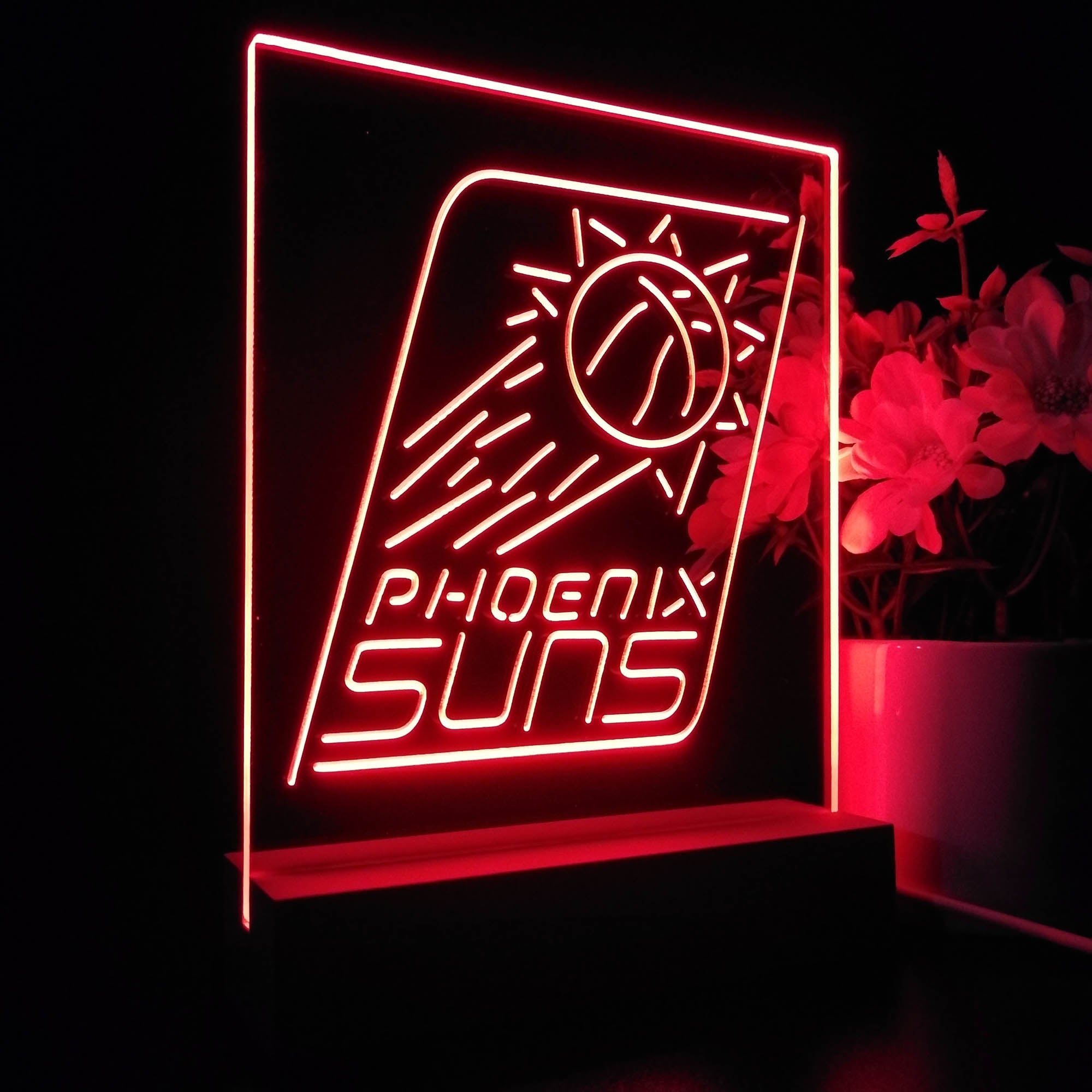 Phoenix Suns Night Light Neon Pub Bar Lamp