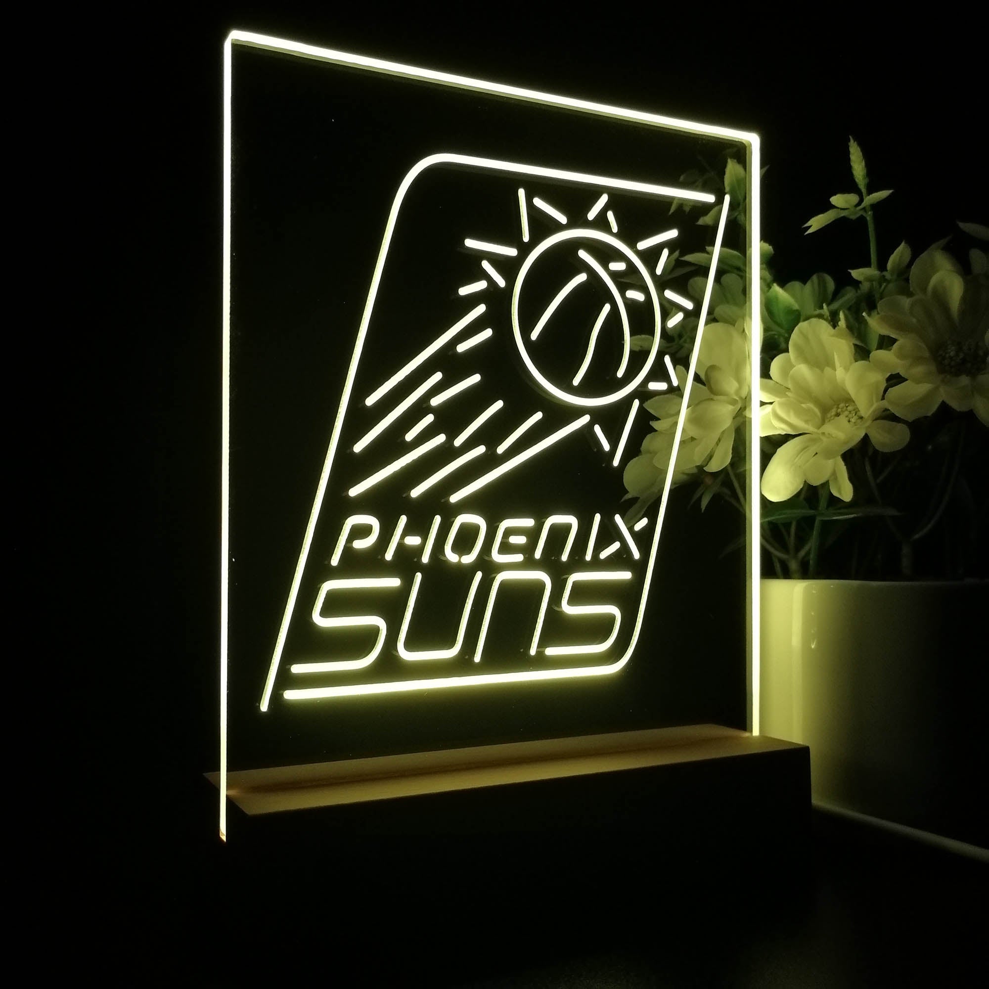 Phoenix Suns Night Light Neon Pub Bar Lamp