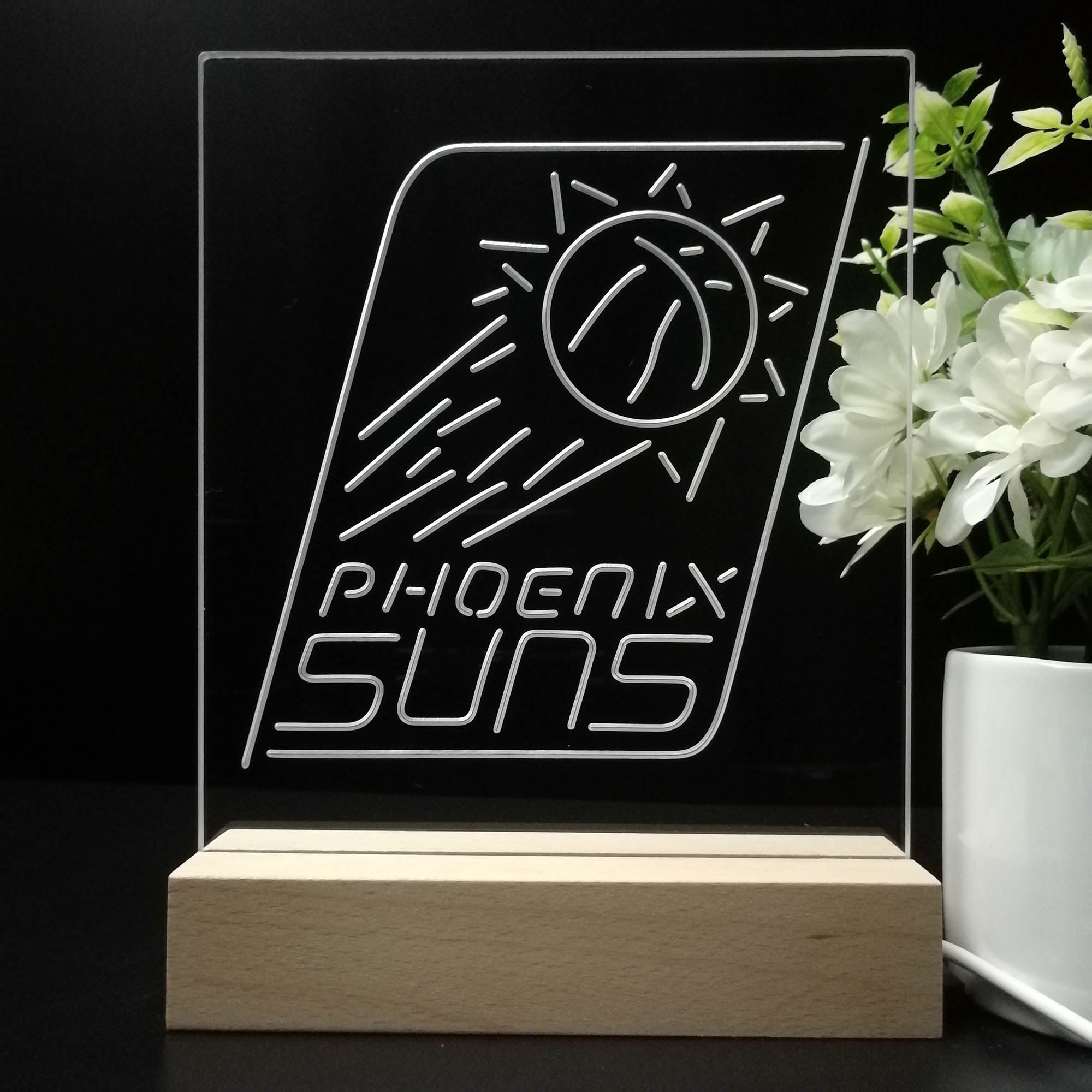 Phoenix Suns Night Light Neon Pub Bar Lamp