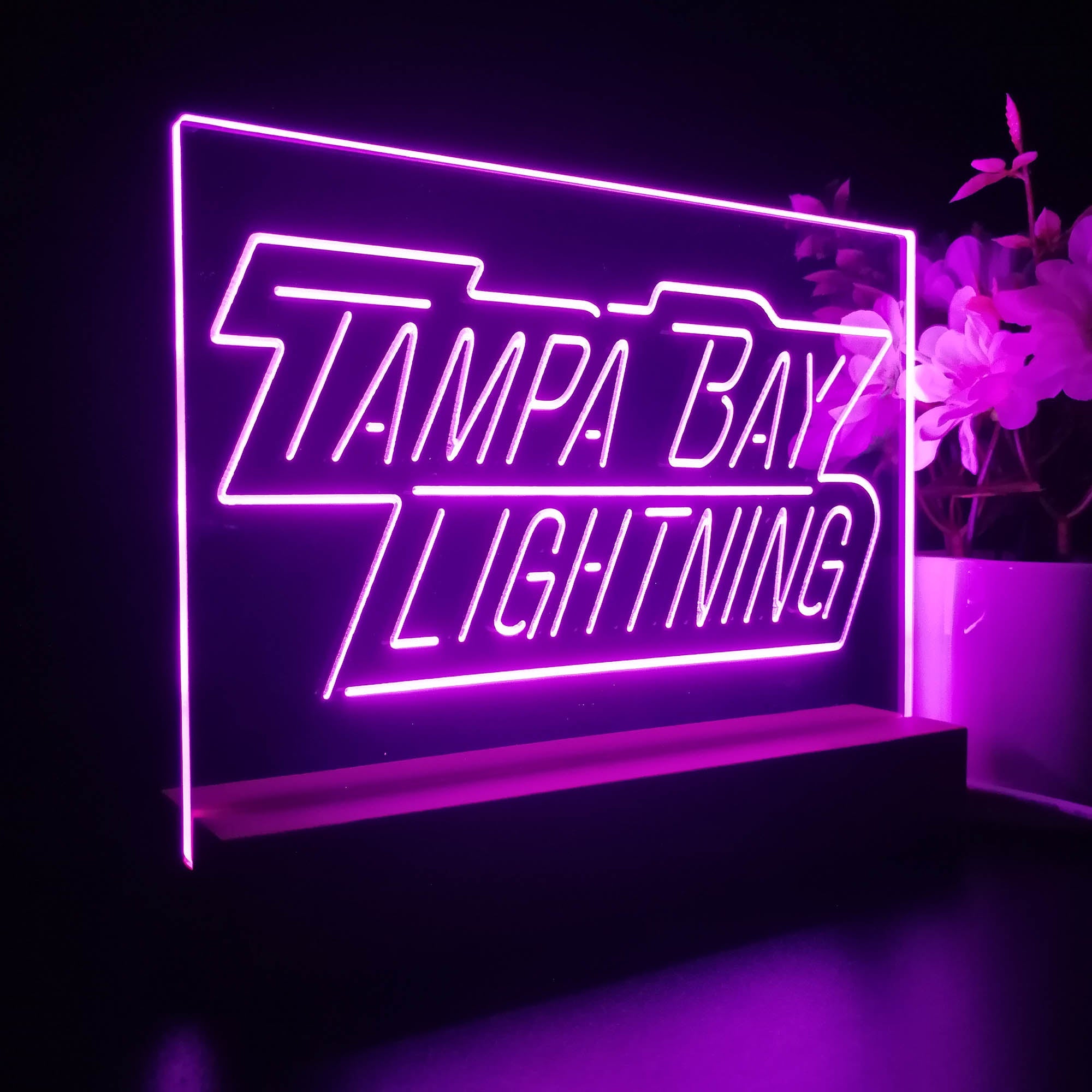 Tampa Bay Lightning Night Light Pub Bar Lamp