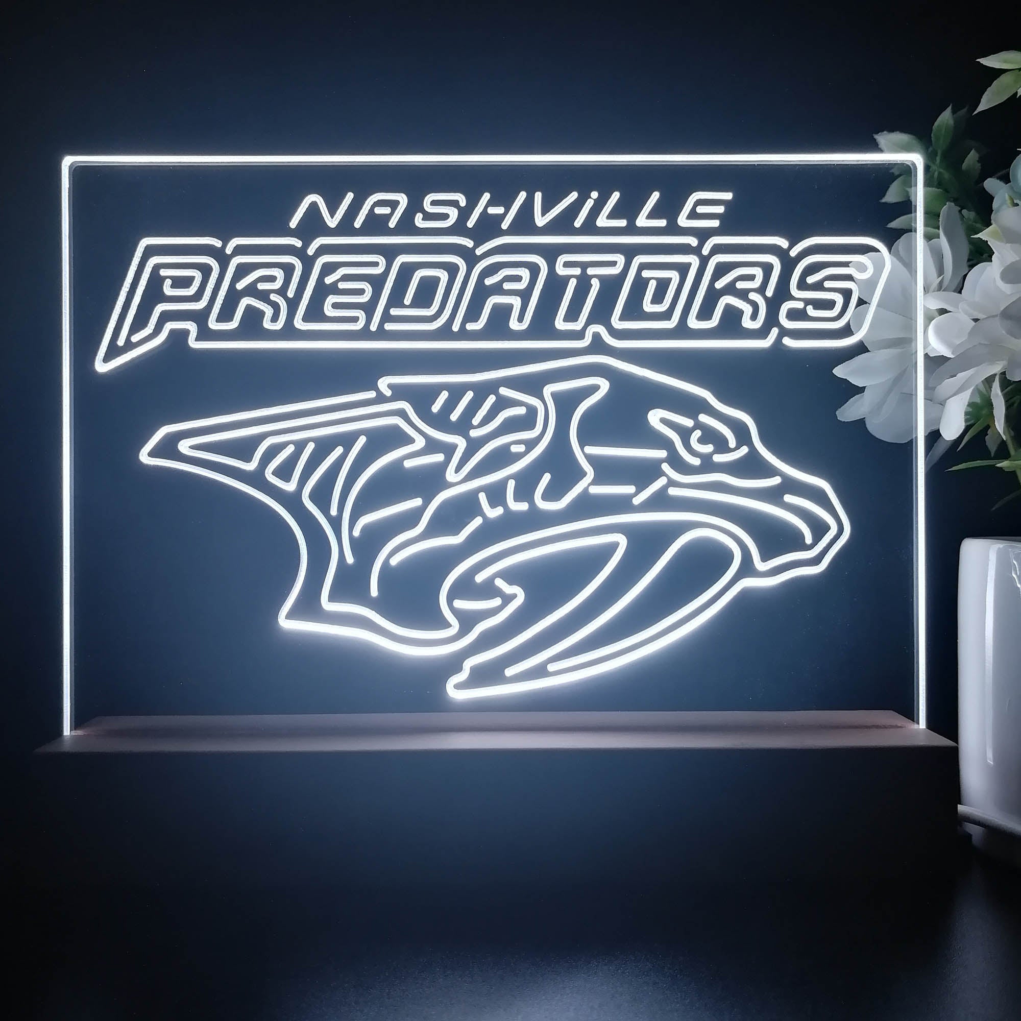 Nashville Predators Night Light Pub Bar Lamp