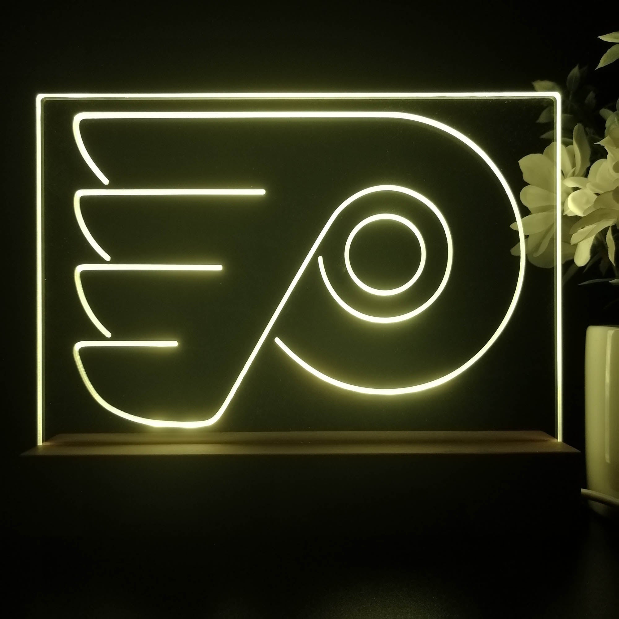 Philadelphia Flyers Night Light Pub Bar Lamp