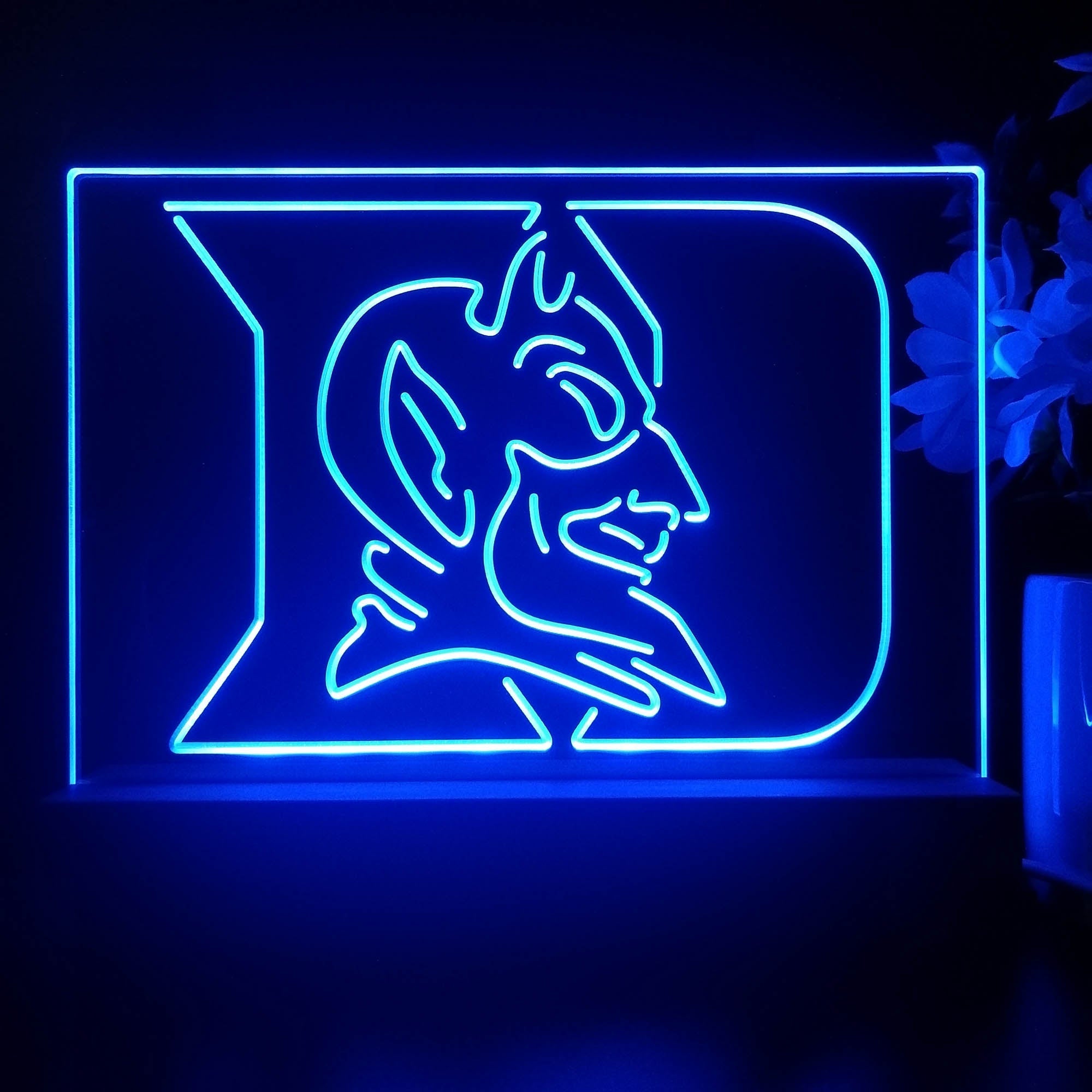 Duke Blue Devils Night Light Pub Bar Lamp