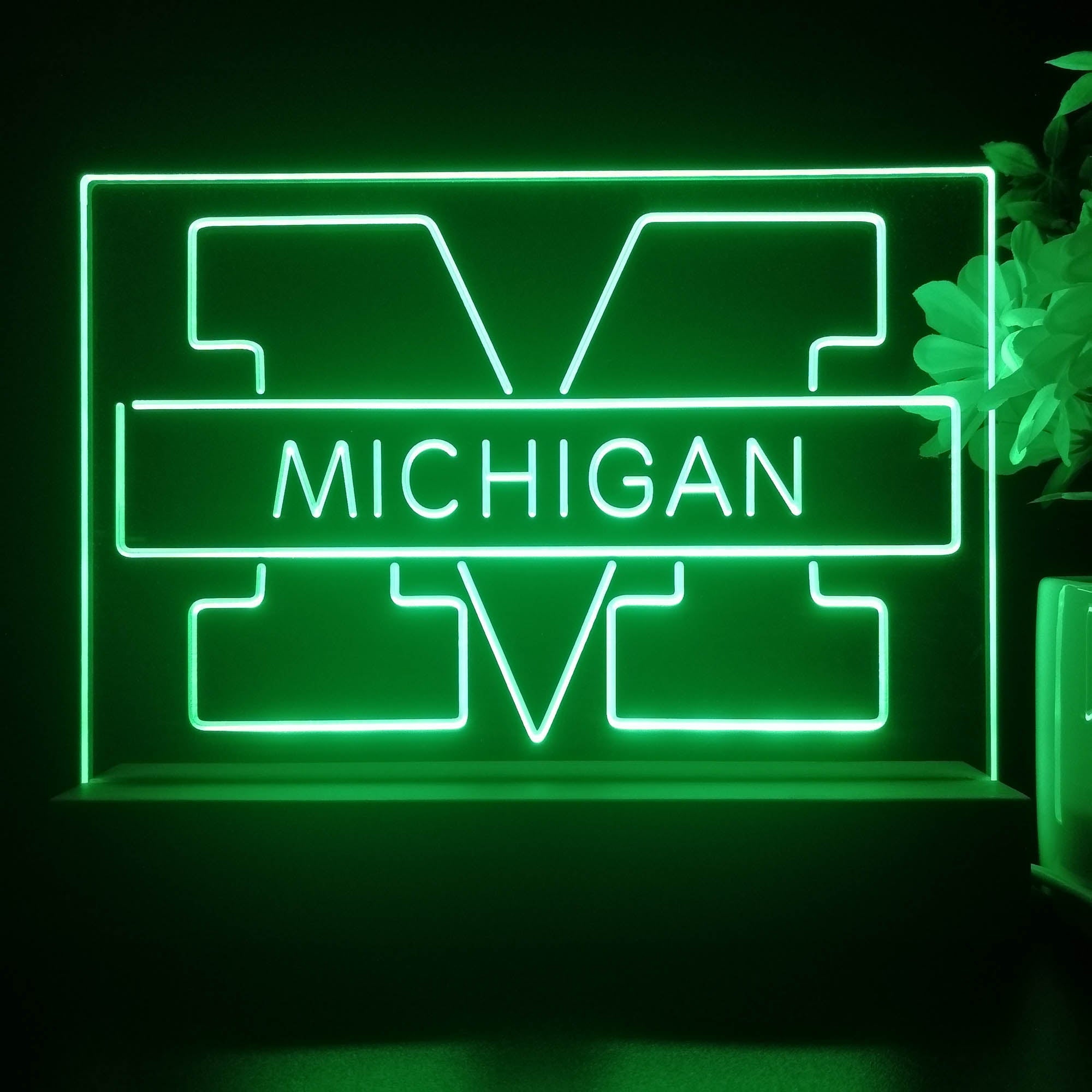Michigan Wolverines Neon Pub Bar Sign LED Lamp | PRO LED SIGN