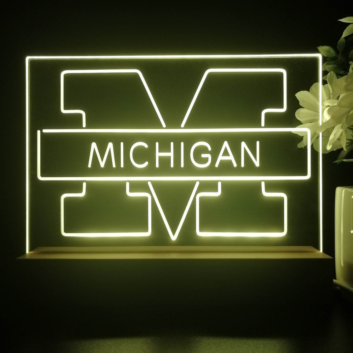 Michigan Wolverines Neon Pub Bar Sign LED Lamp | PRO LED SIGN